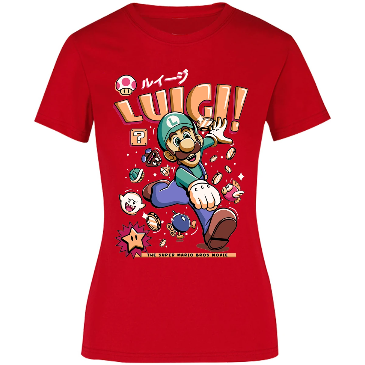 Blusa Mario Bros Luigi Tee Blusa para Mujer 16