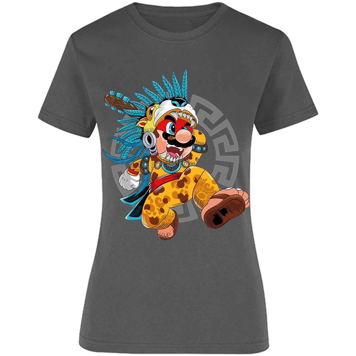 Blusa Mario Bros Mario Azteca Blusa para Mujer 2