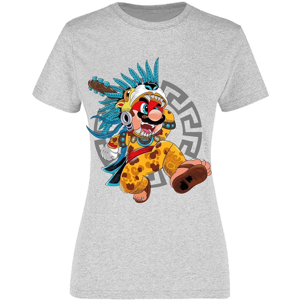 Blusa Mario Bros Mario Azteca Blusa para Mujer 5