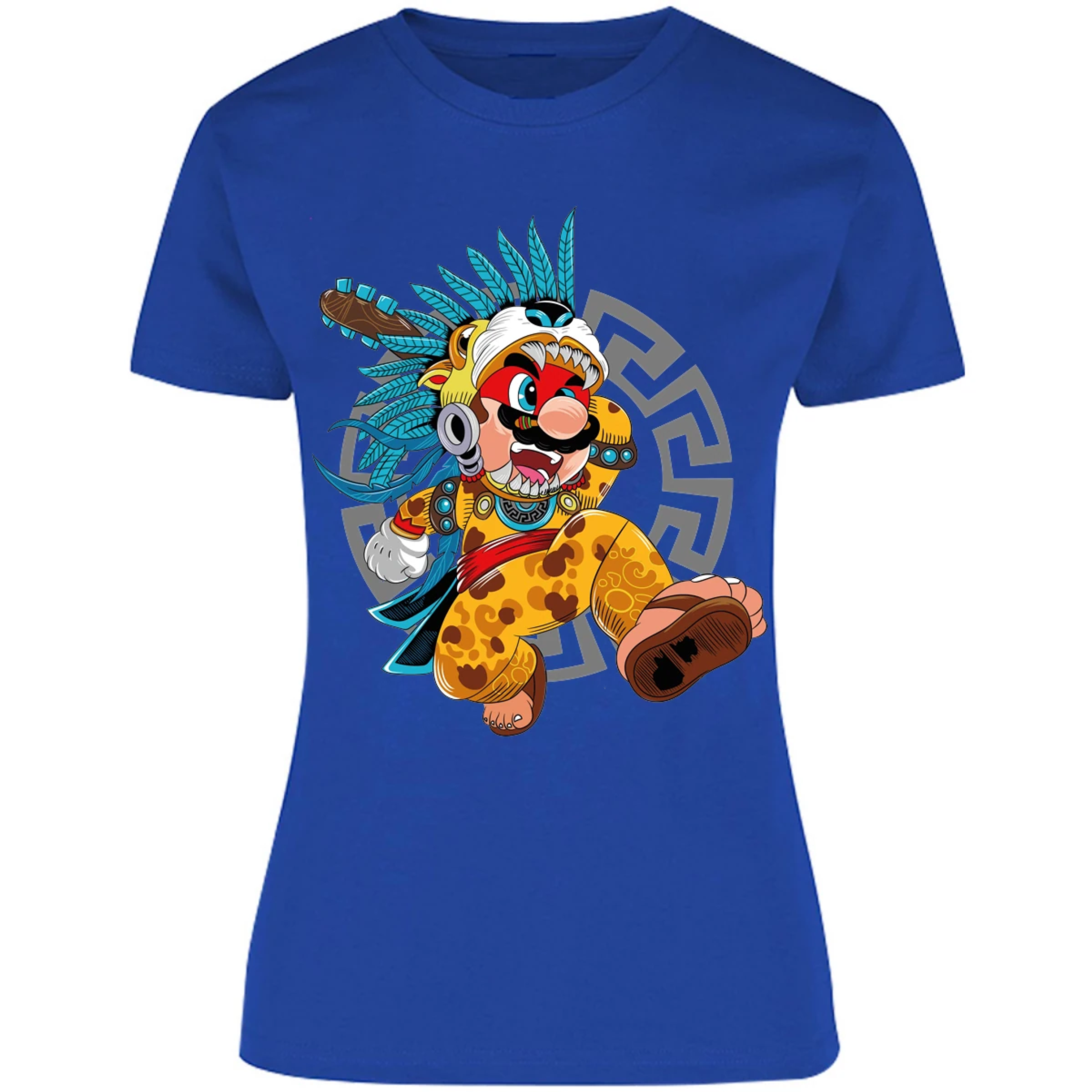 Blusa Mario Bros Mario Azteca Blusa para Mujer 1