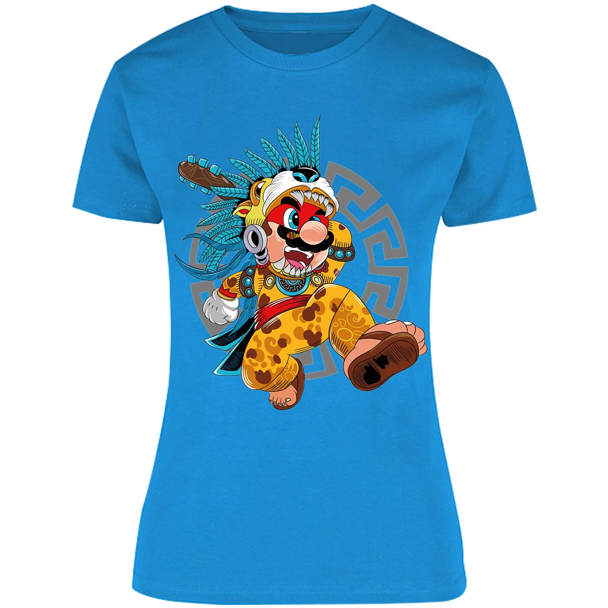 Blusa Mario Bros Mario Azteca Blusa para Mujer 4