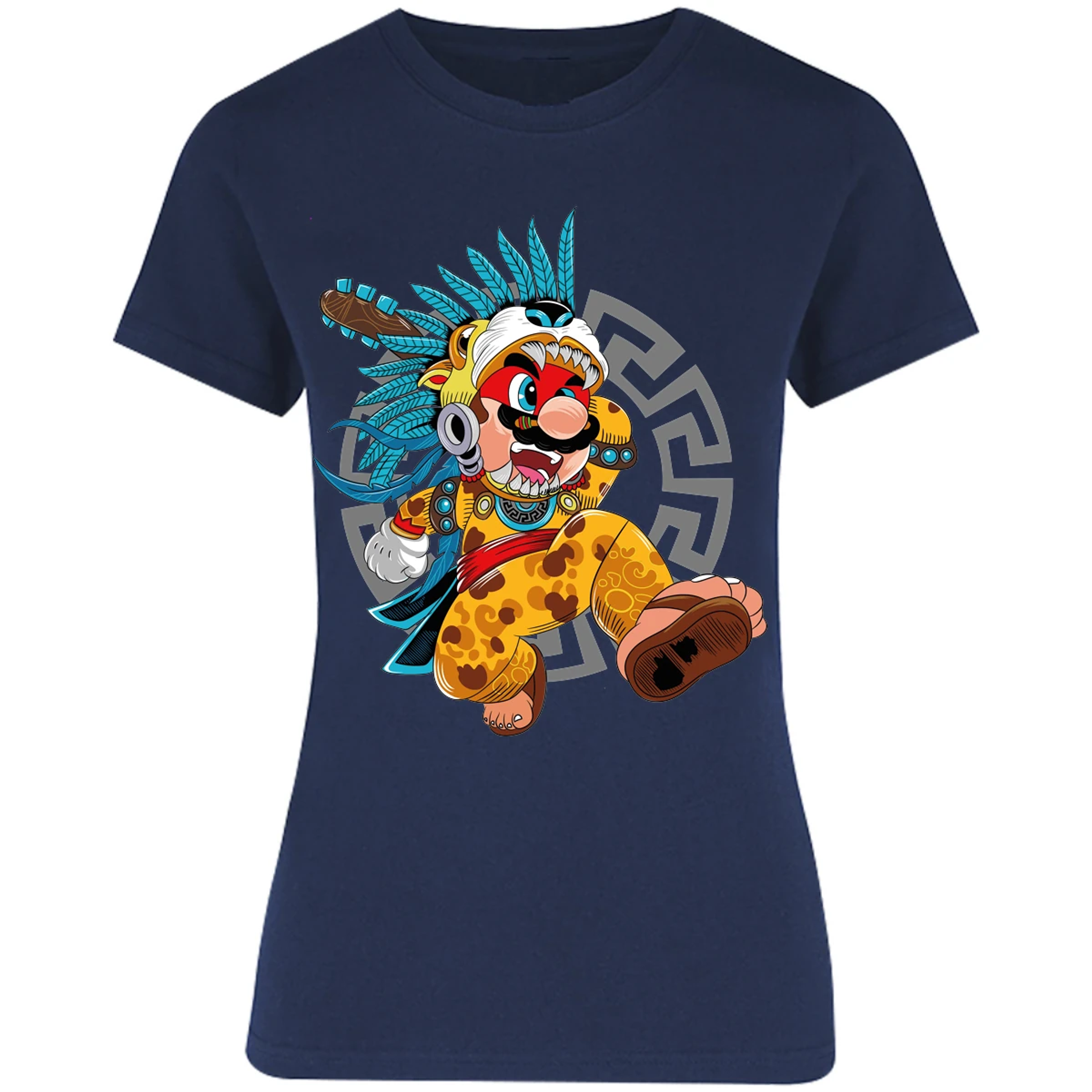 Blusa Mario Bros Mario Azteca Blusa para Mujer 8