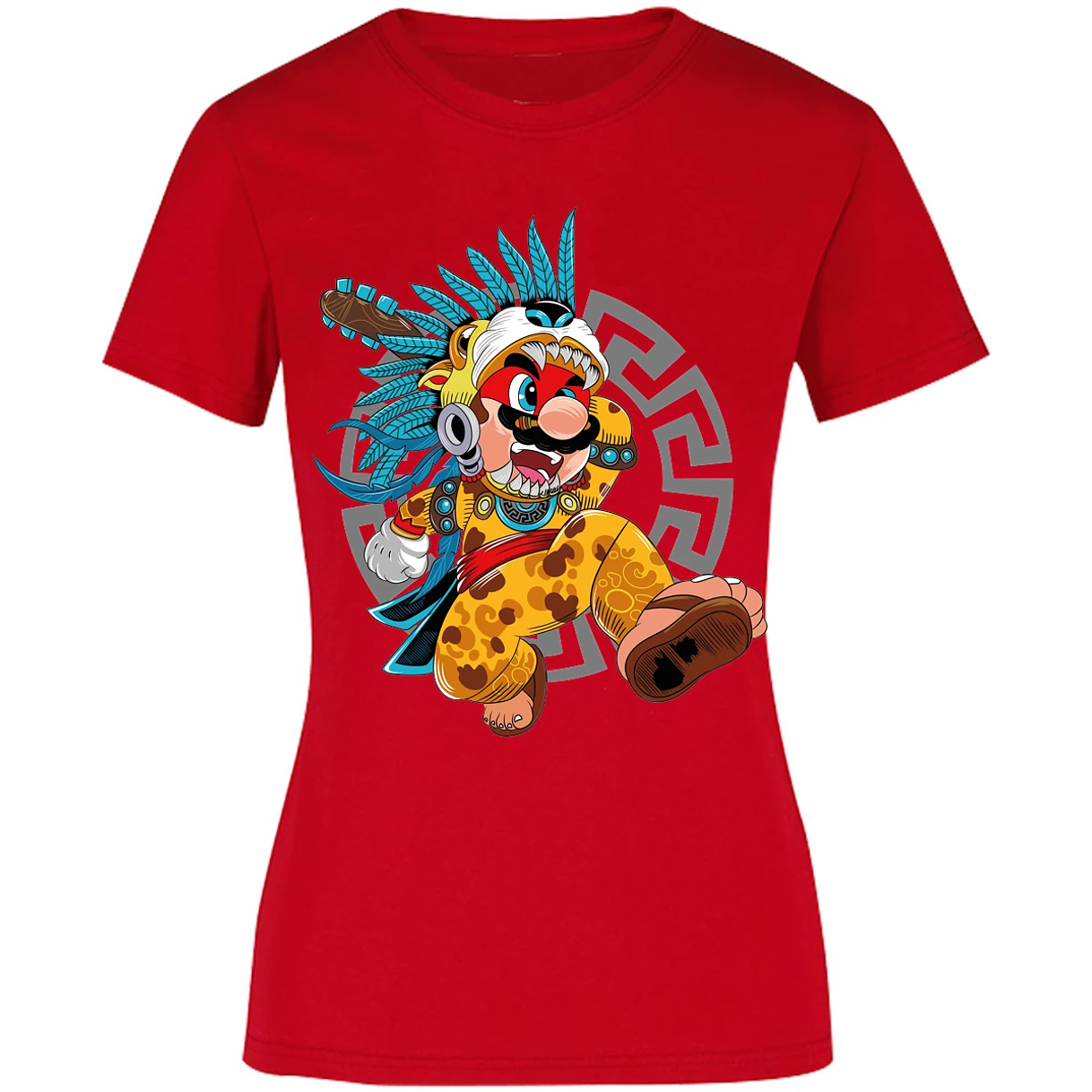 Blusa Mario Bros Mario Azteca Blusa para Mujer 14
