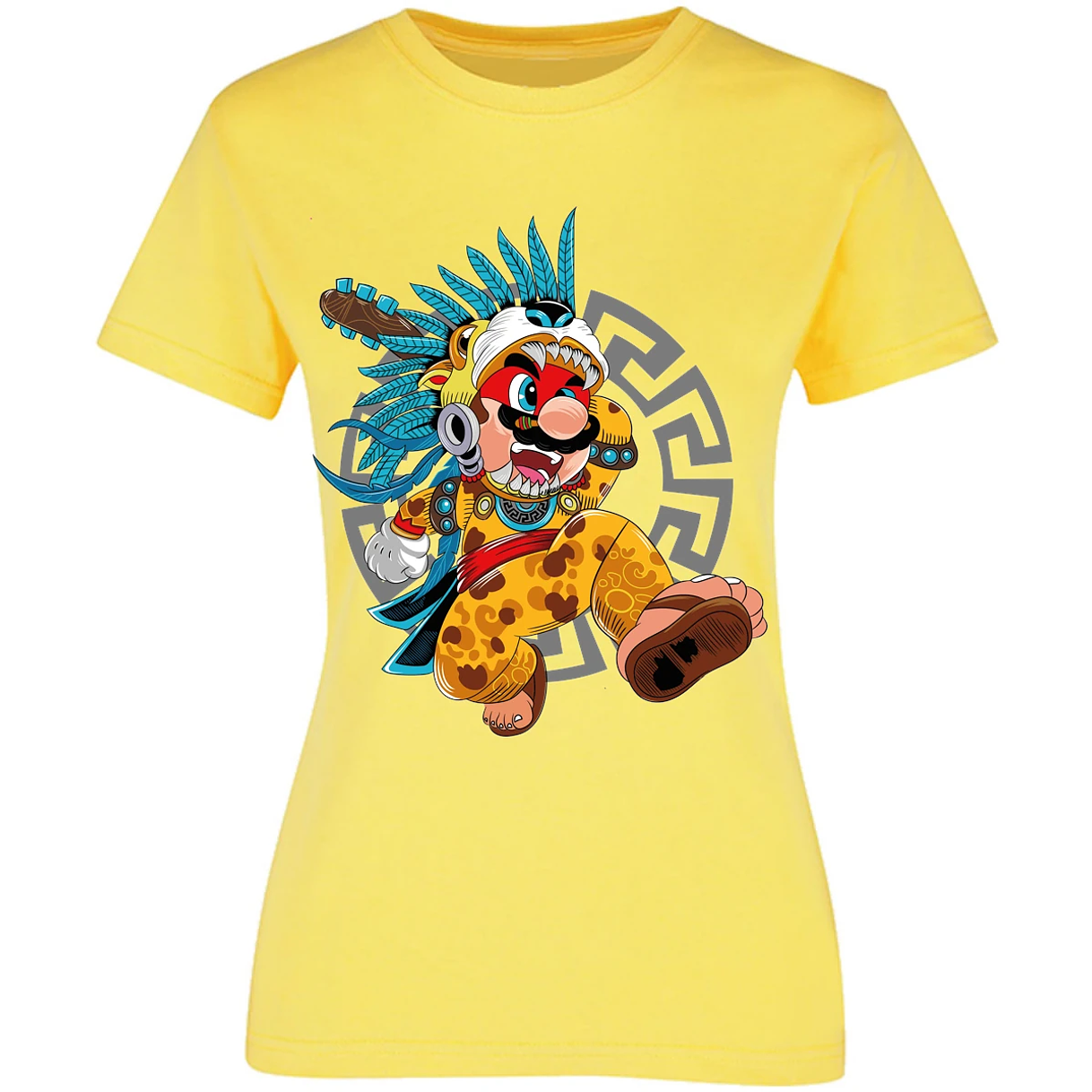 Blusa Mario Bros Mario Azteca Blusa para Mujer 11