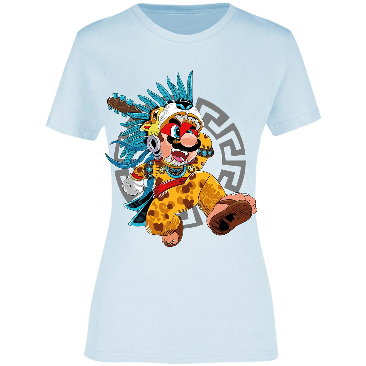 Blusa Mario Bros Mario Azteca Blusa para Mujer 13