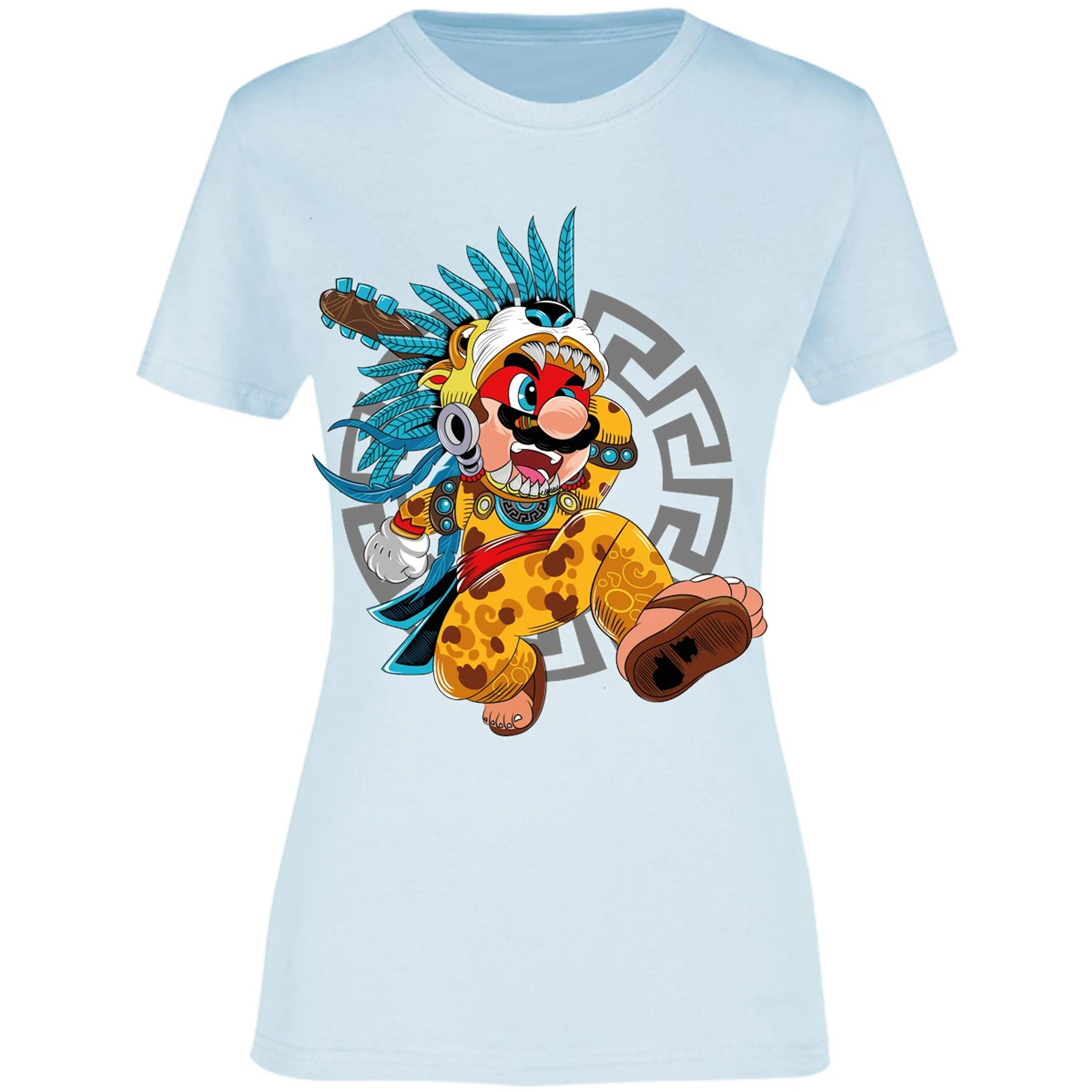 Blusa Mario Bros Mario Azteca Blusa para Mujer 13