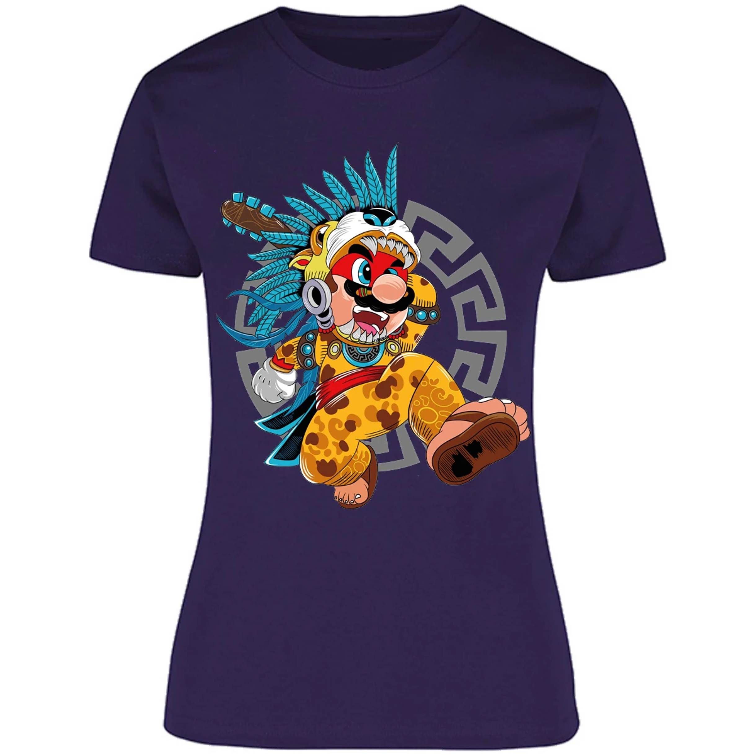 Blusa Mario Bros Mario Azteca Blusa para Mujer 15