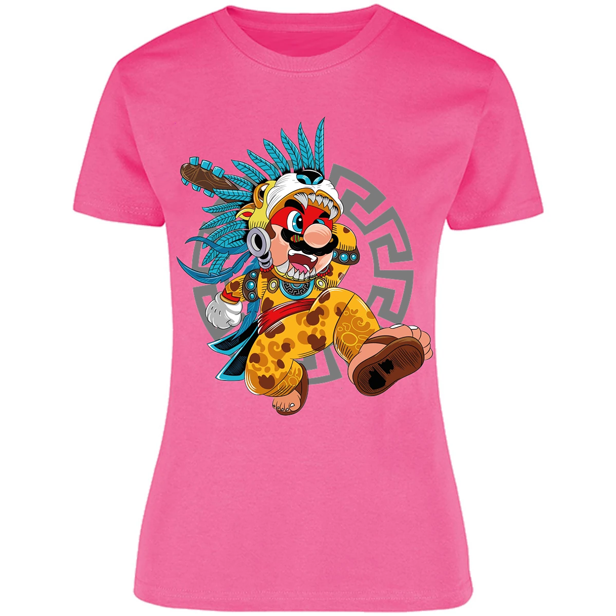 Blusa Mario Bros Mario Azteca Blusa para Mujer 16