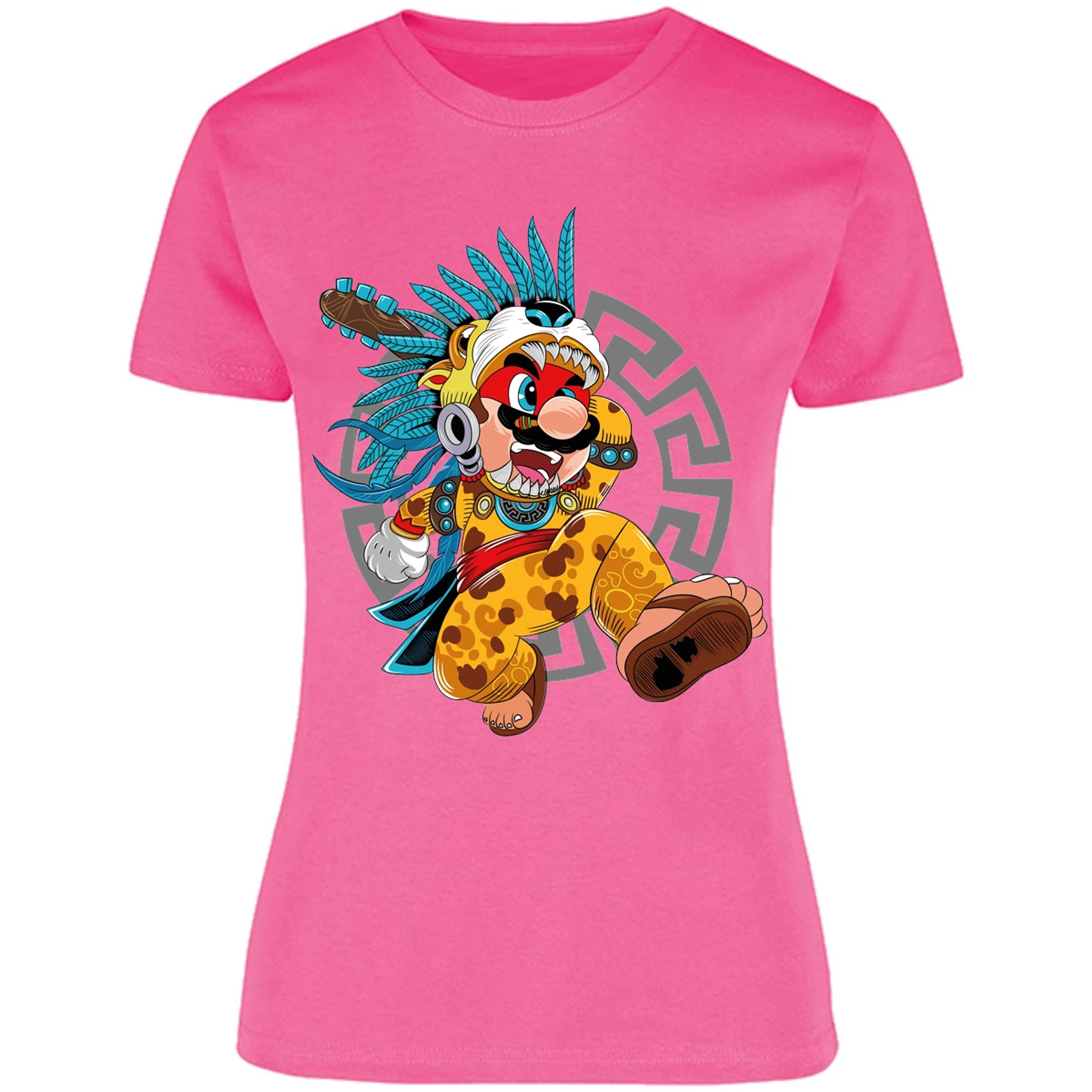 Blusa Mario Bros Mario Azteca Blusa para Mujer 16