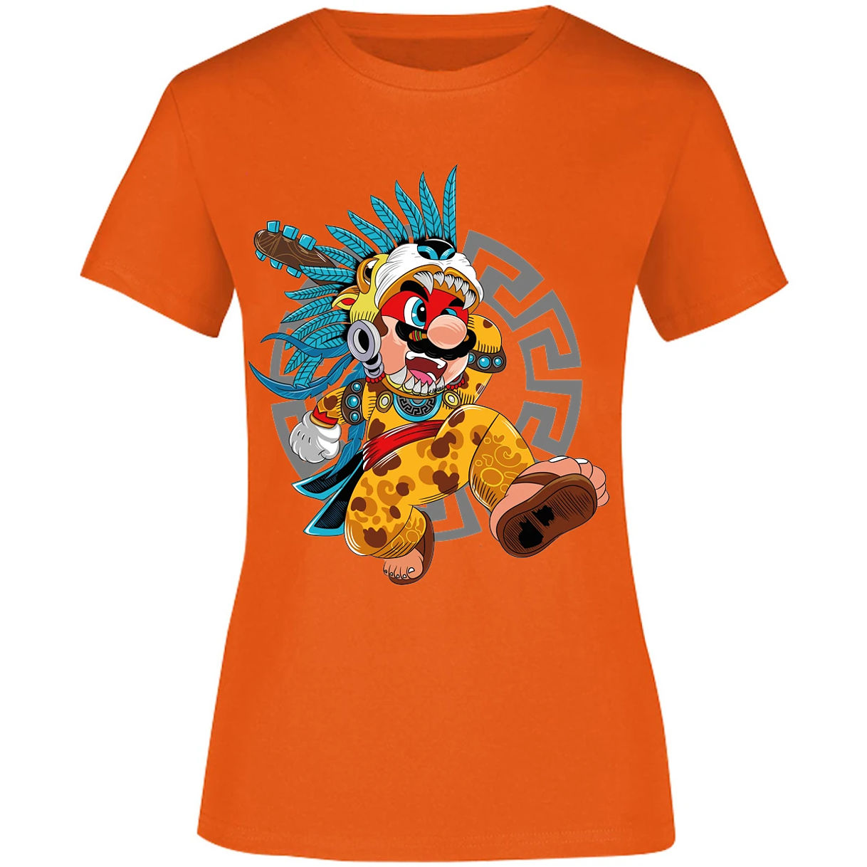 Blusa Mario Bros Mario Azteca Blusa para Mujer 18