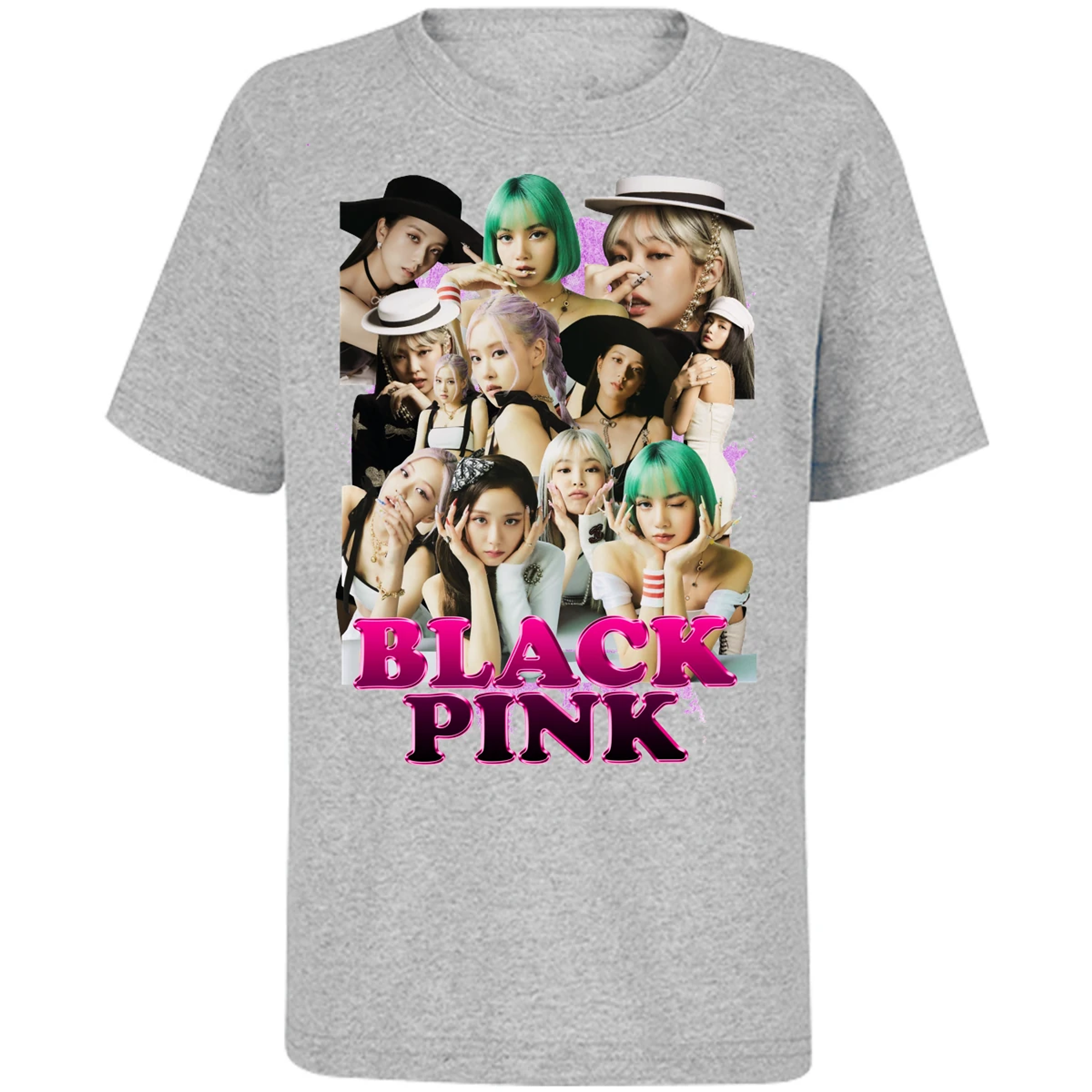 Playera Musica Black Pink Printable para Niño 14