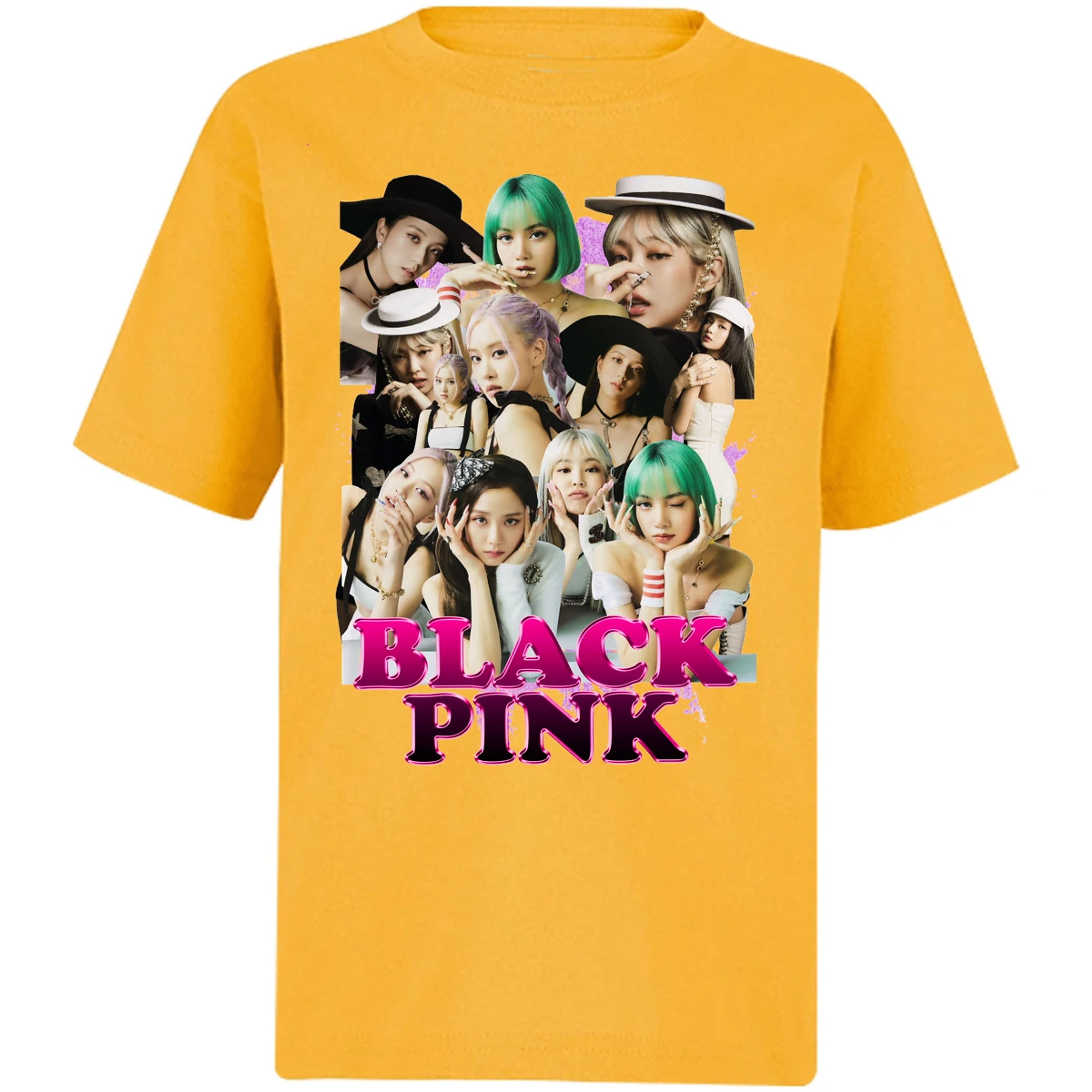 Playera Musica Black Pink Printable para Niño 1