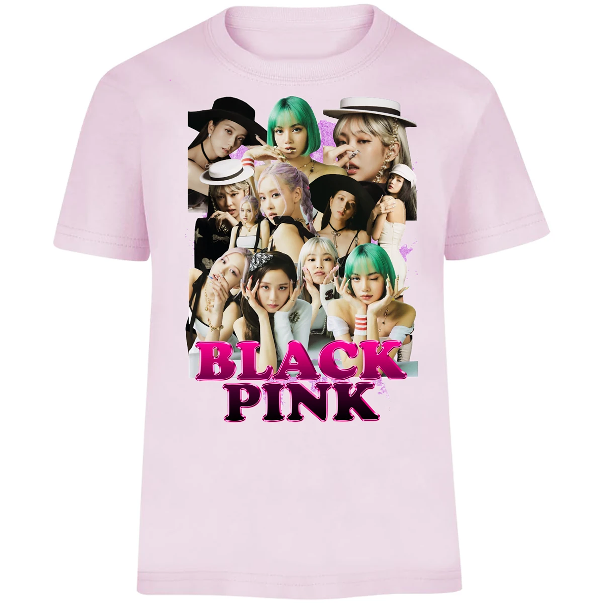 Playera Musica Black Pink Printable para Niño 5
