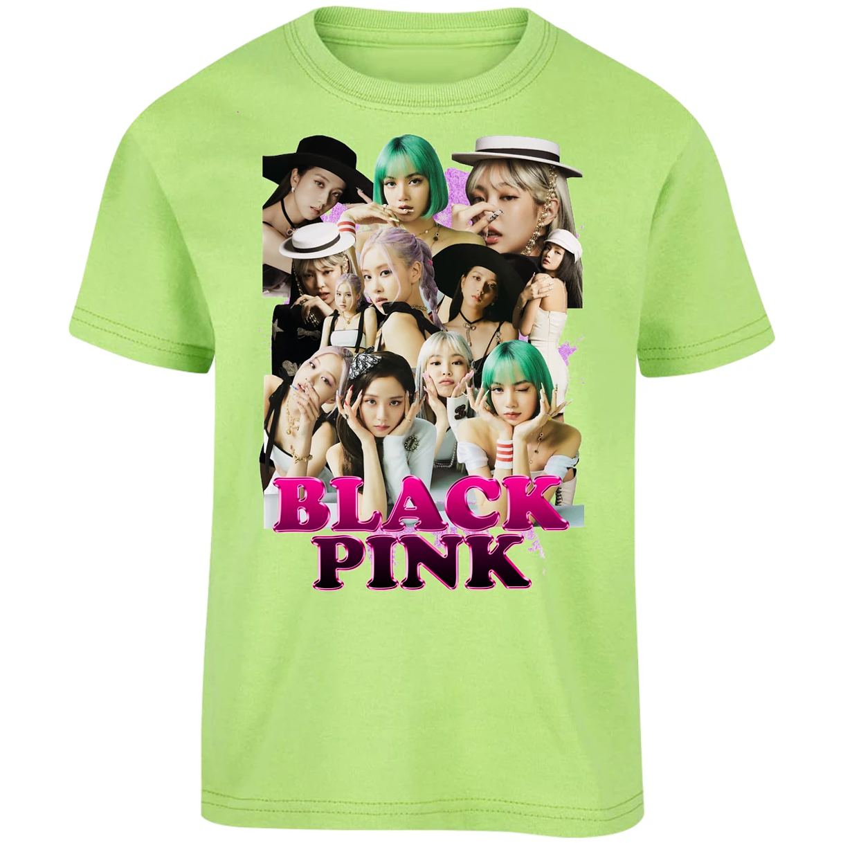 Playera Musica Black Pink Printable para Niño 9
