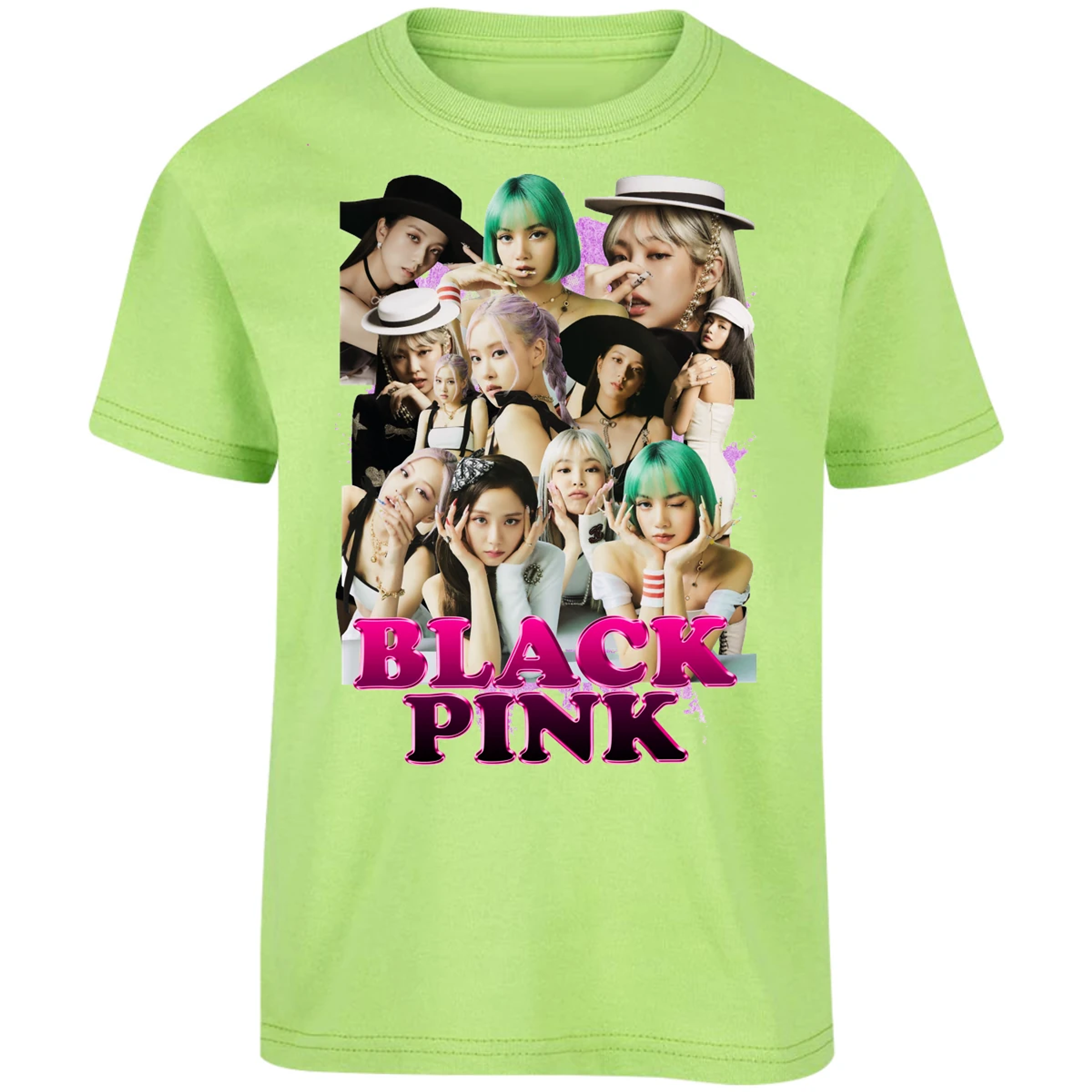 Playera Musica Black Pink Printable para Niño 9