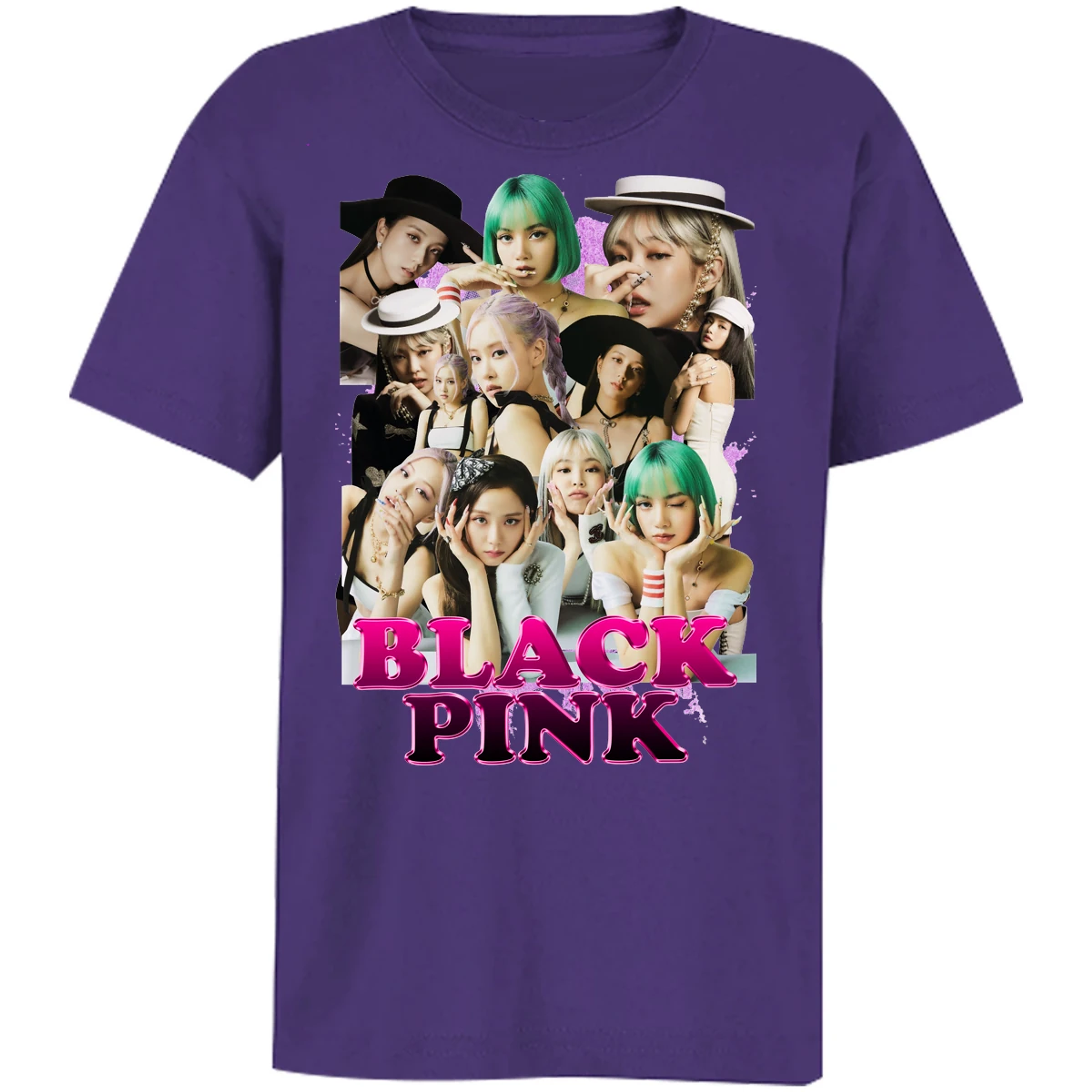 Playera Musica Black Pink Printable para Niño 13