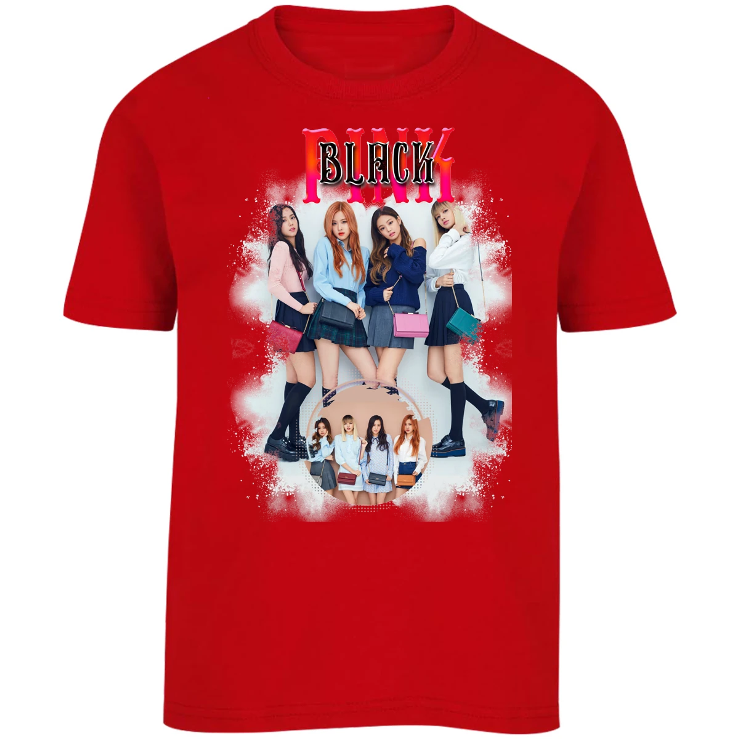 Playera Musica Black Pink Sublimation para Niño 3