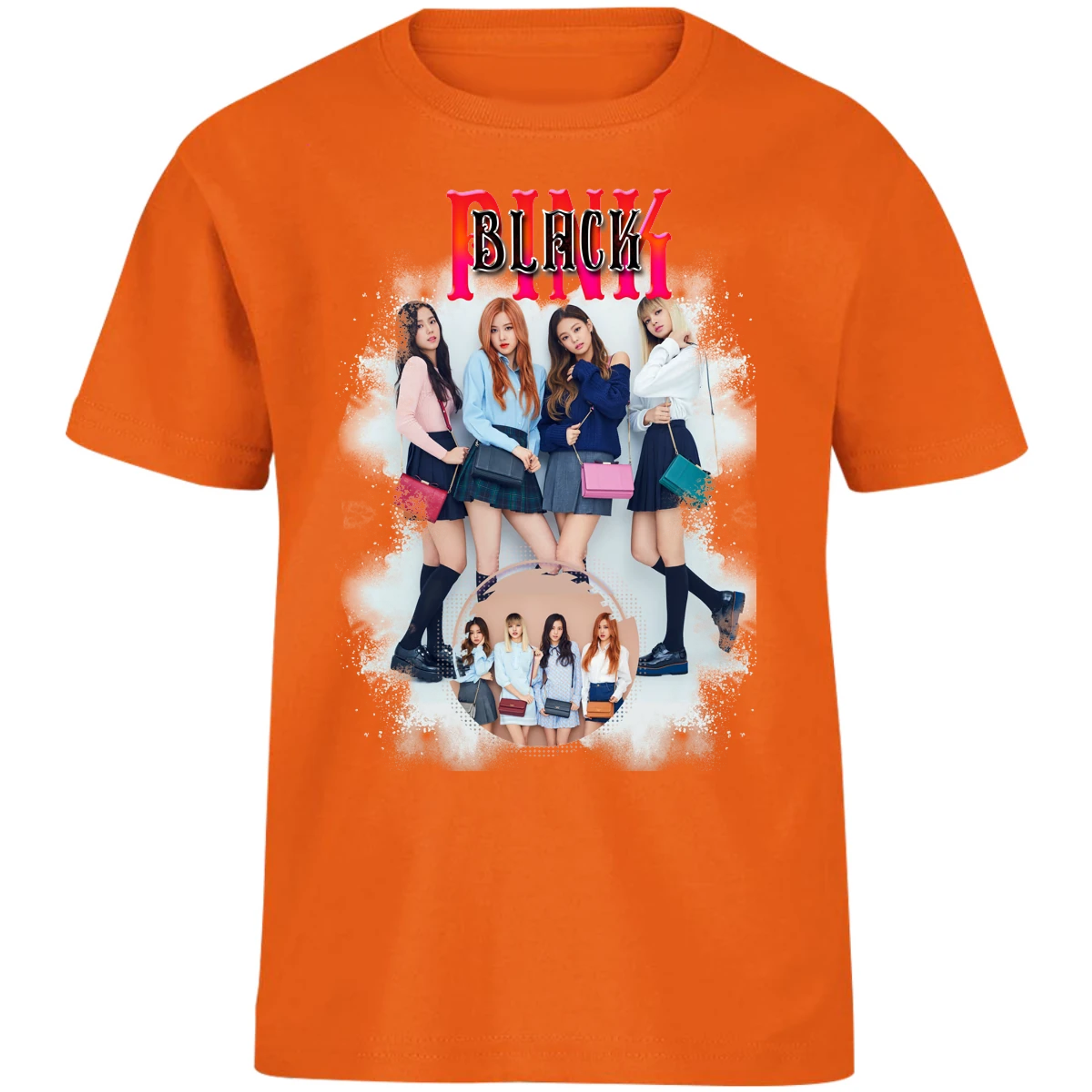 Playera Musica Black Pink Sublimation para Niño 1