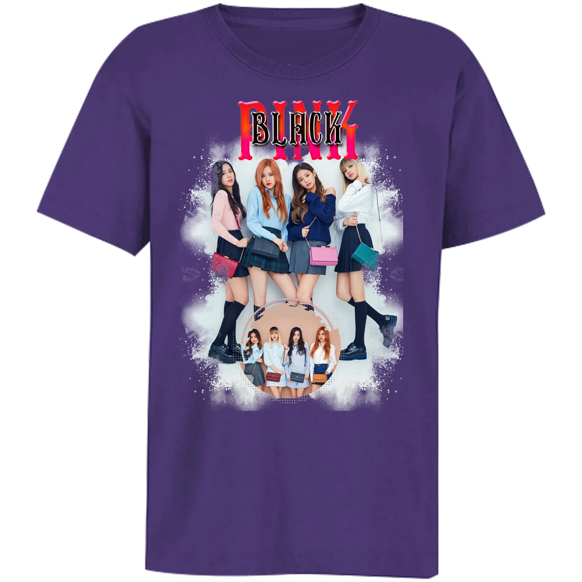 Playera Musica Black Pink Sublimation para Niño 4