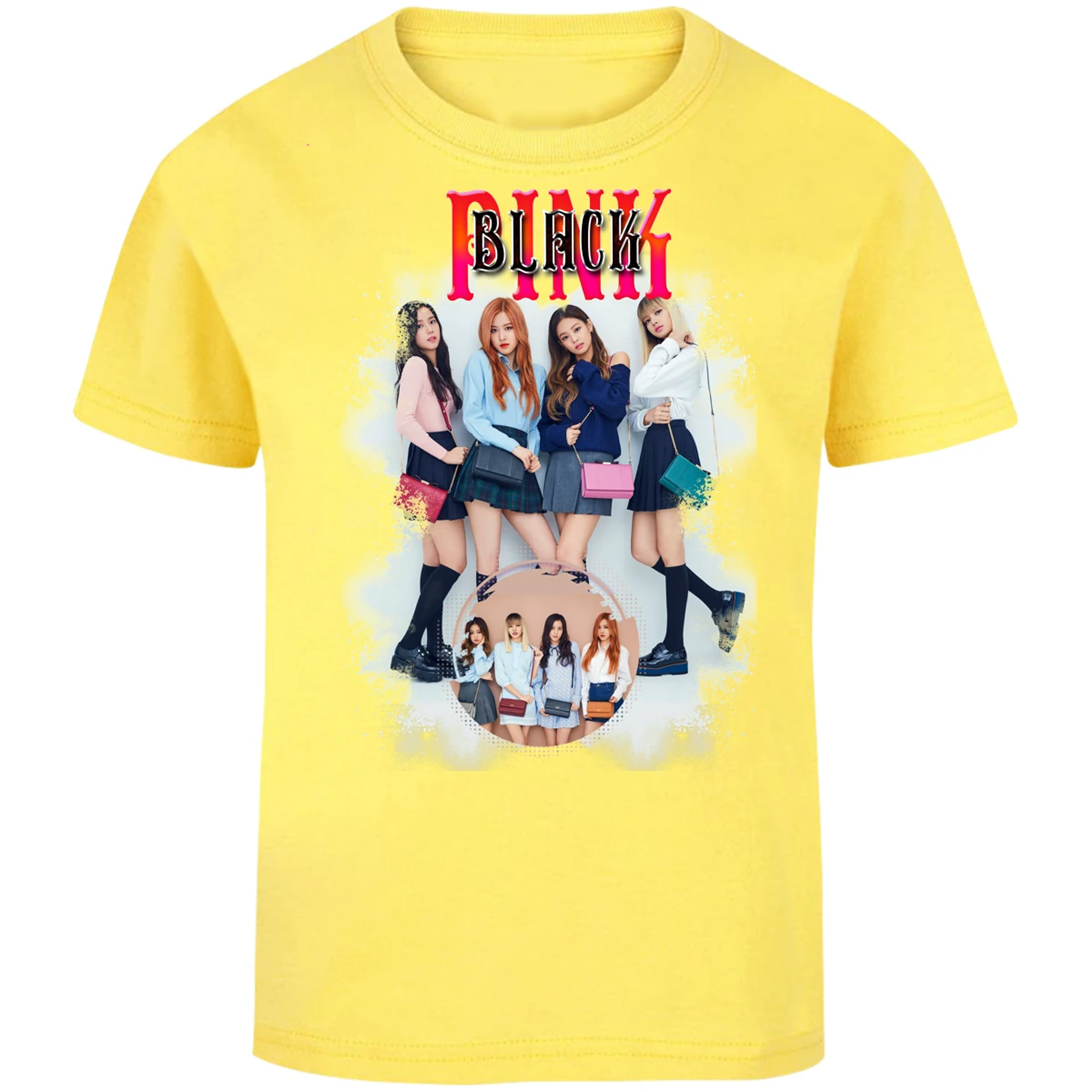 Playera Musica Black Pink Sublimation para Niño 6