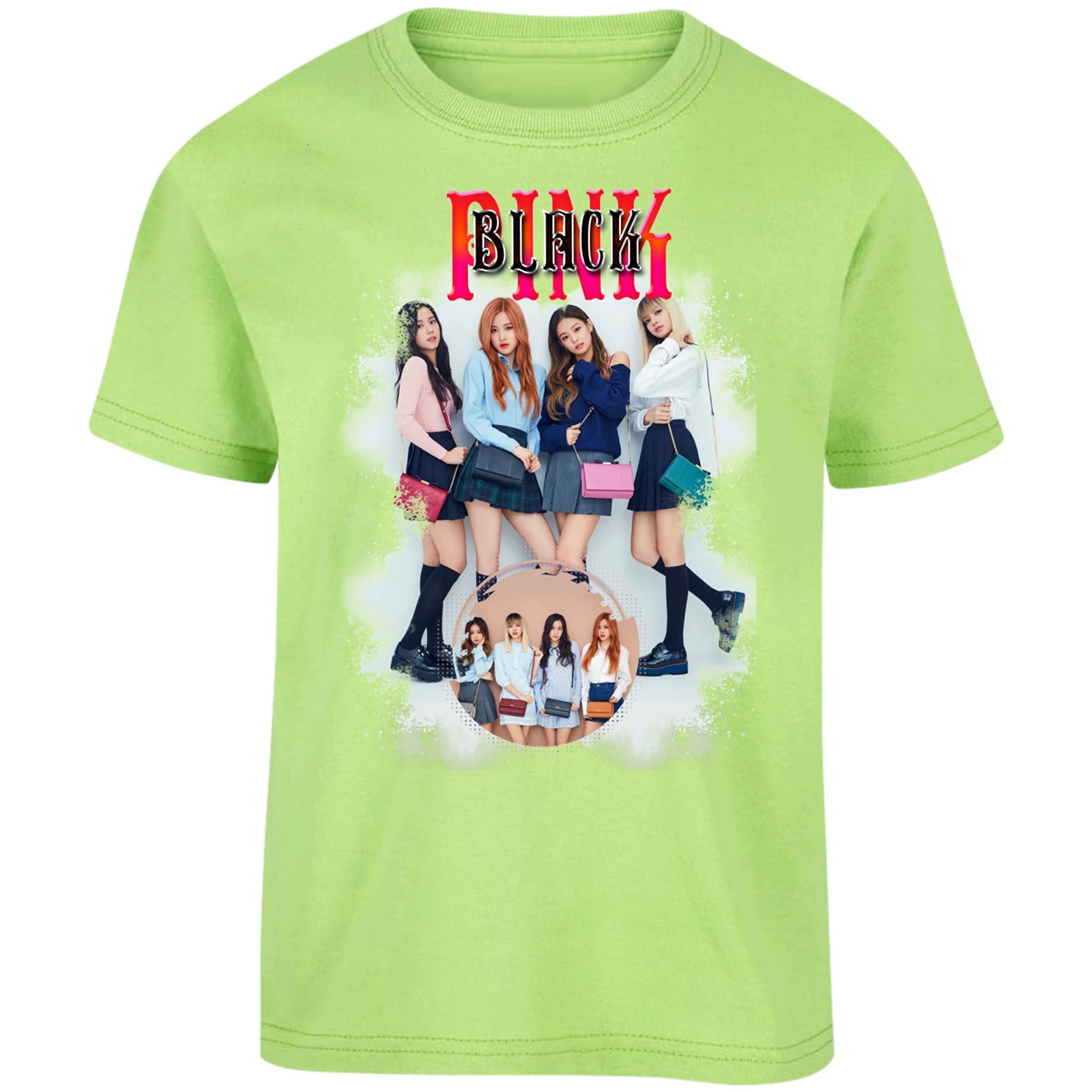 Playera Musica Black Pink Sublimation para Niño 15