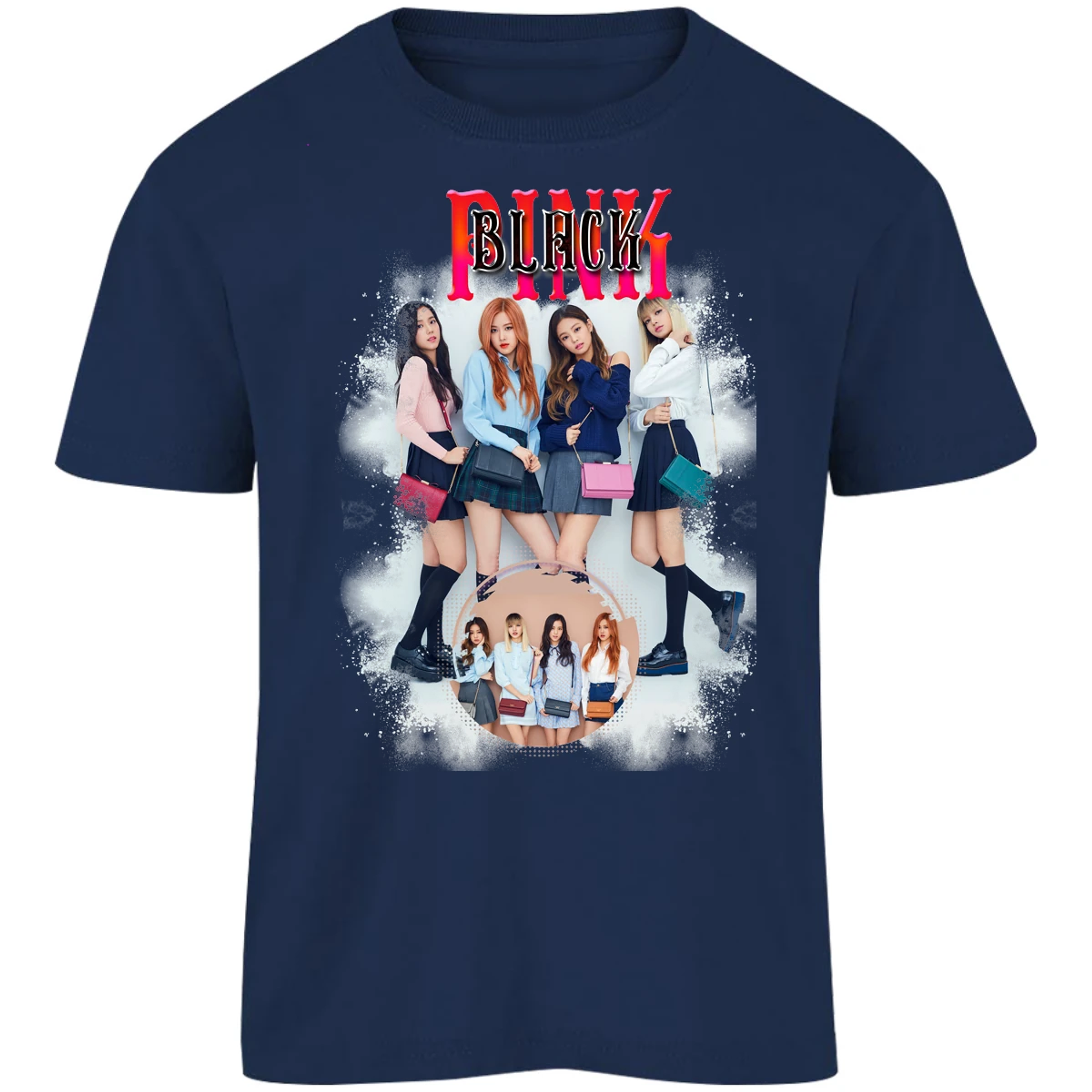 Playera Musica Black Pink Sublimation para Niño 16