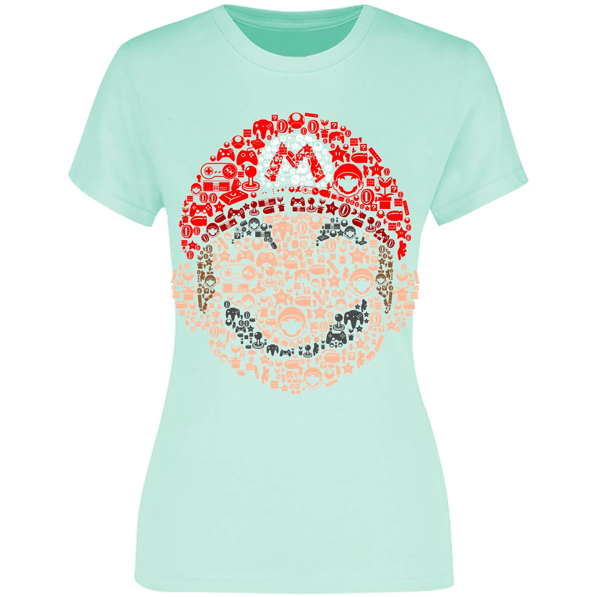 Blusa Mario Bros Mario Bros Iconos Blusa para Mujer 12