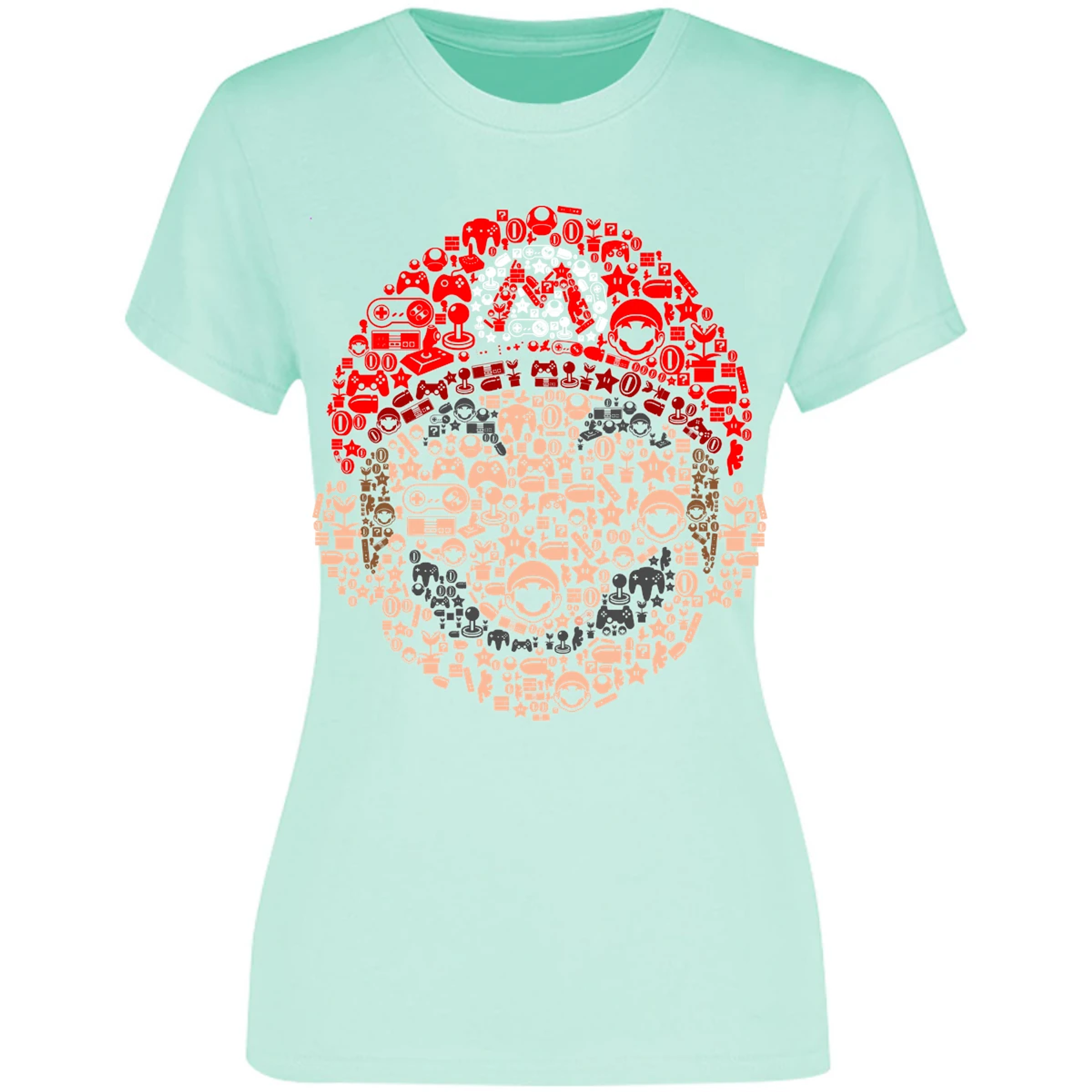 Blusa Mario Bros Mario Bros Iconos Blusa para Mujer 12