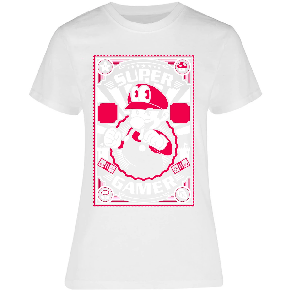 Blusa Mario Bros Mario Gamer Blusa para Mujer 3
