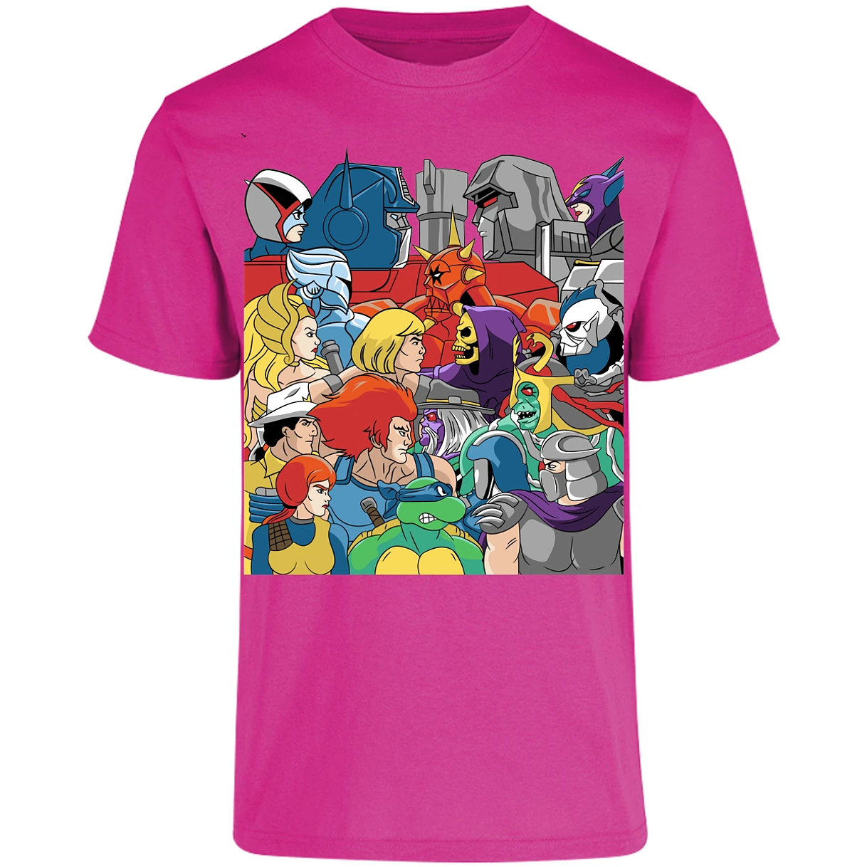 Playera Masters Of The Universe Heroes Y Villanos Retro para Adulto 1