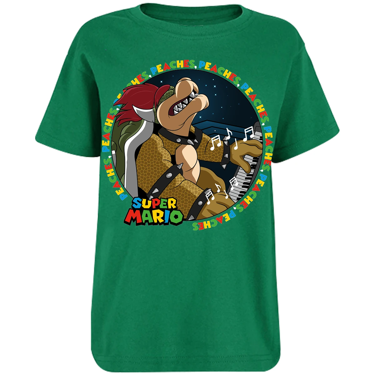 Playera Mario Bros Bowser Peaches para Niño 1