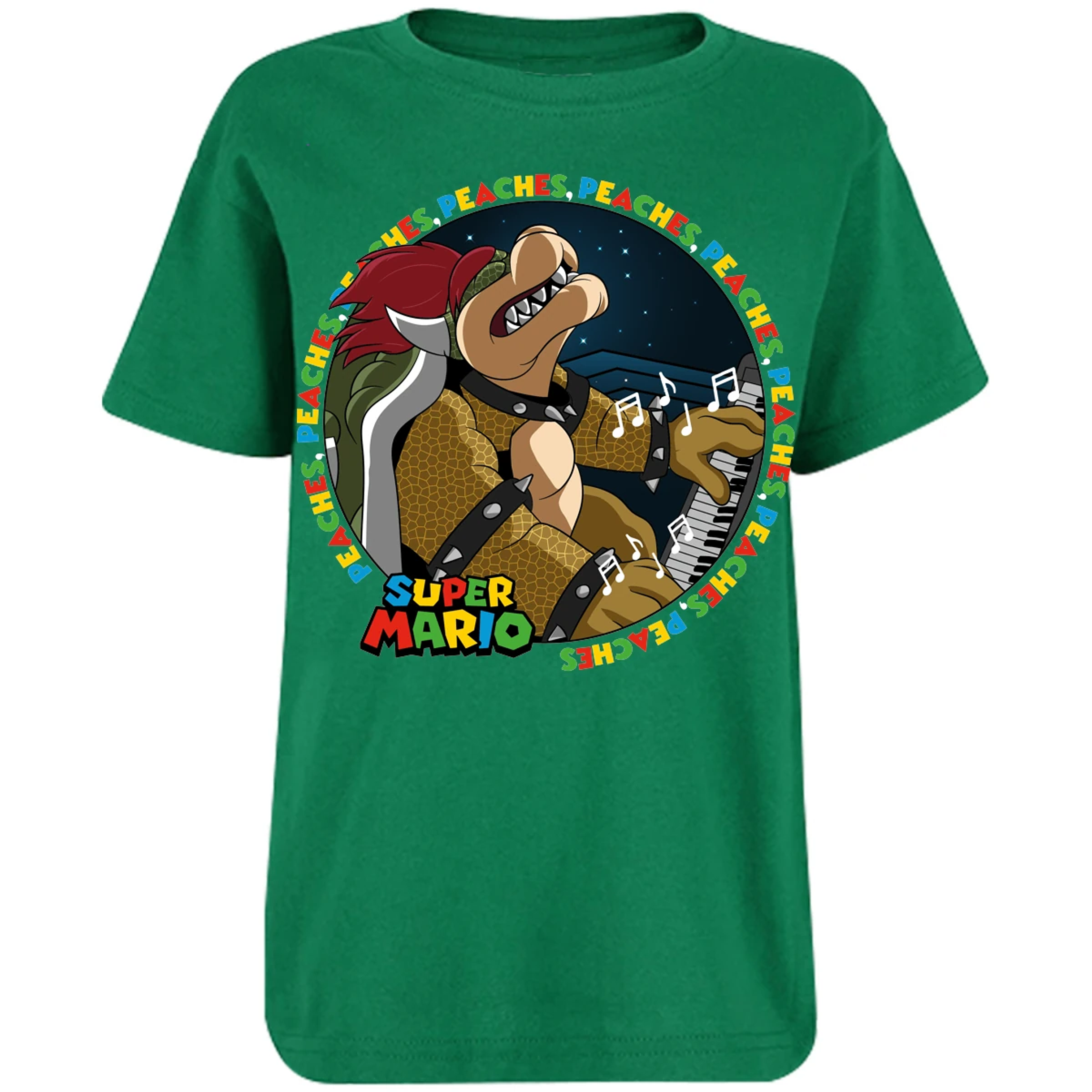 Playera Mario Bros Bowser Peaches para Niño 1