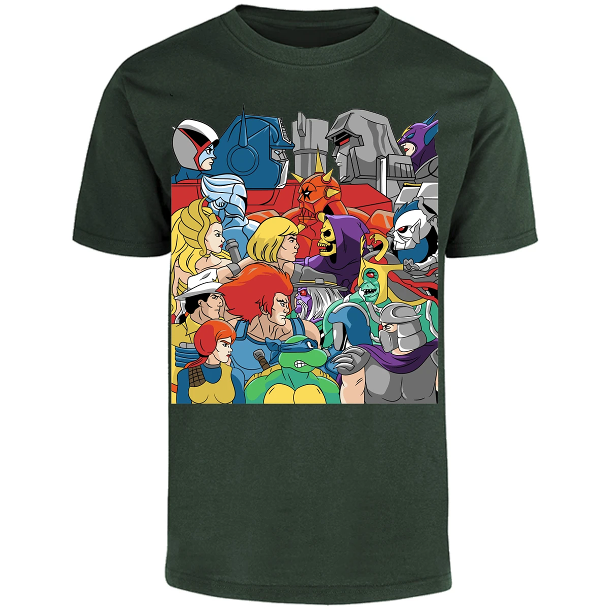 Playera Masters Of The Universe Heroes Y Villanos Retro para Adulto 4