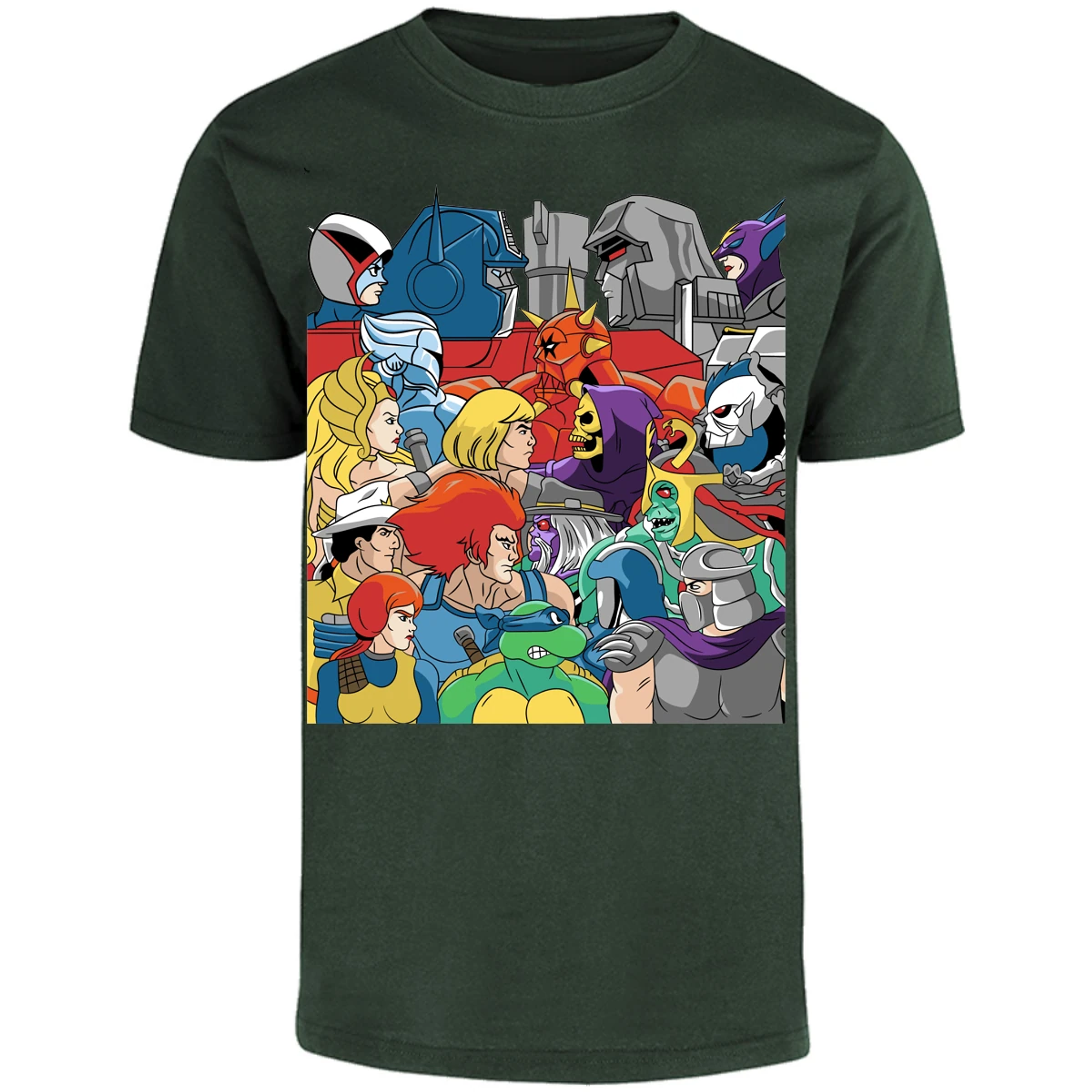 Playera Masters Of The Universe Heroes Y Villanos Retro para Adulto 4