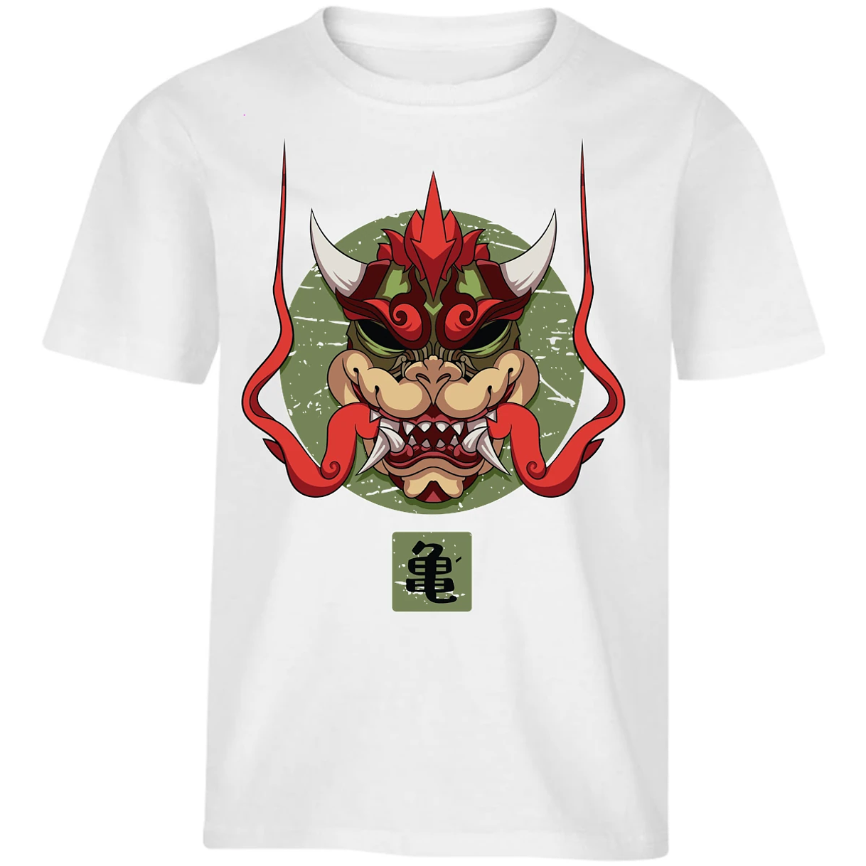 Playera Mario Bros Bowser Samurai para Niño 11