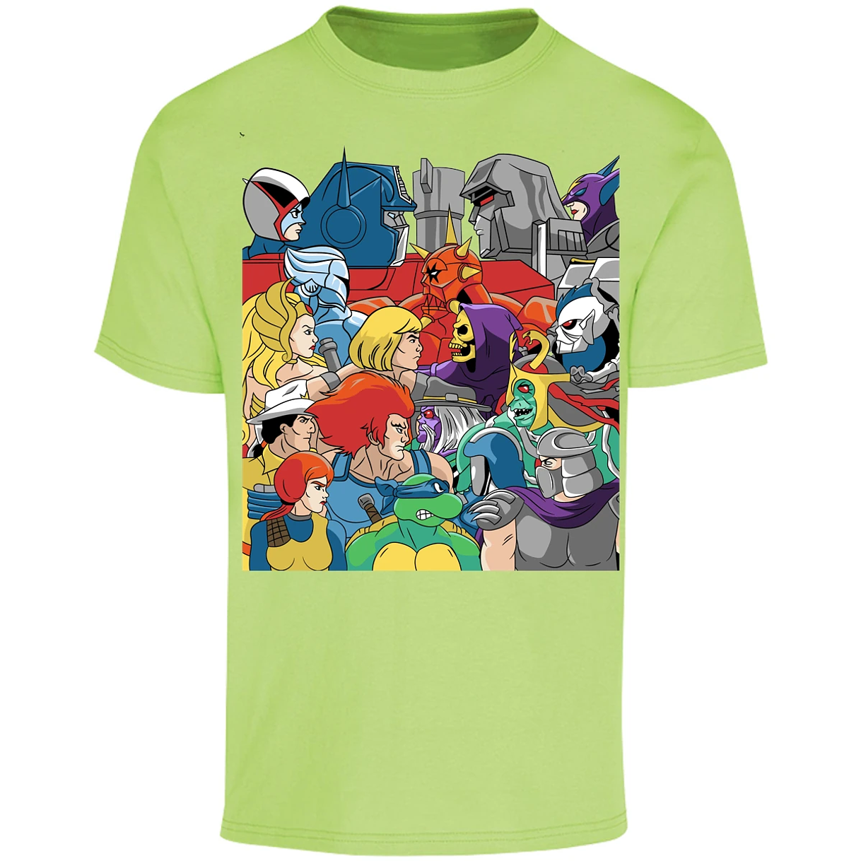 Playera Masters Of The Universe Heroes Y Villanos Retro para Adulto 6