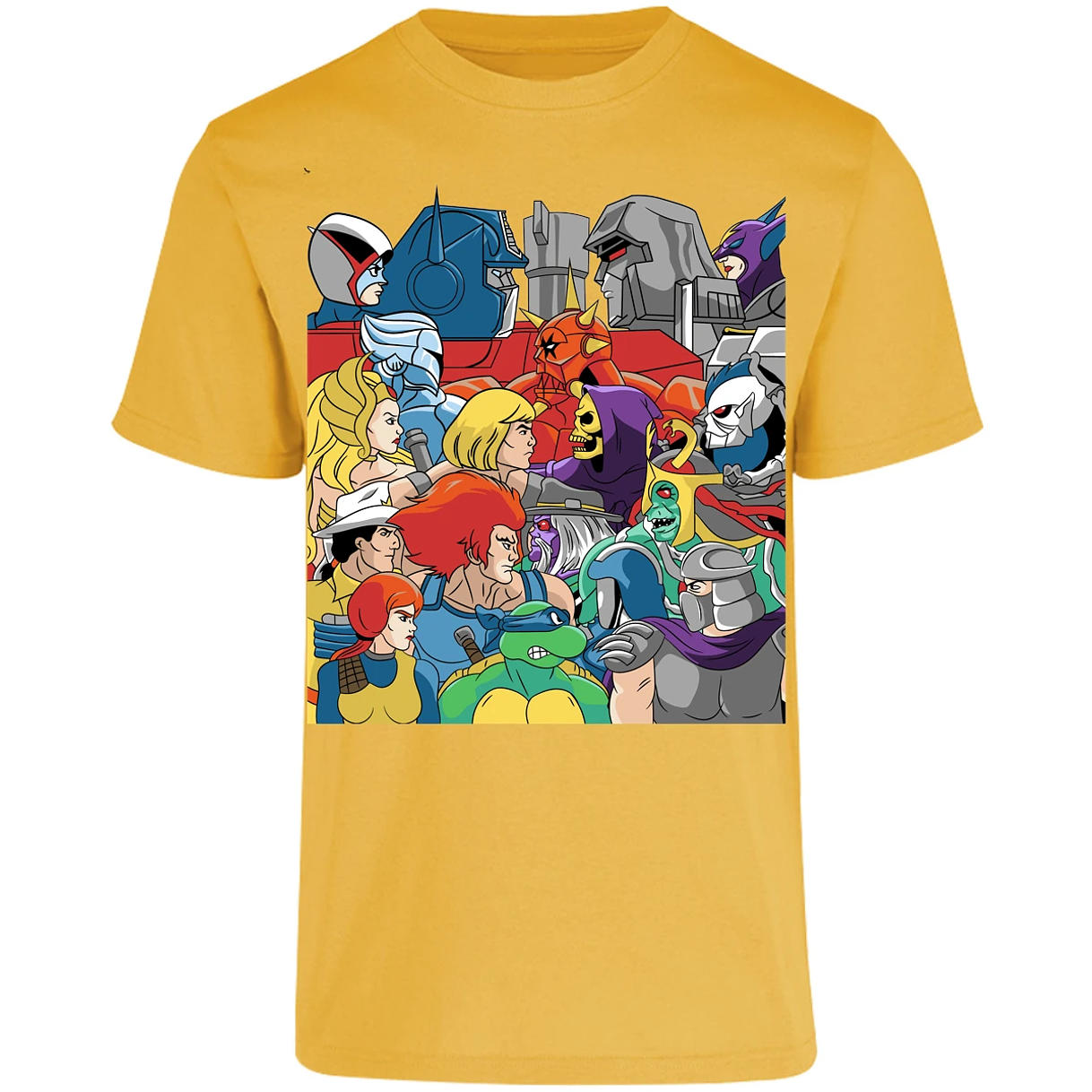 Playera Masters Of The Universe Heroes Y Villanos Retro para Adulto 8
