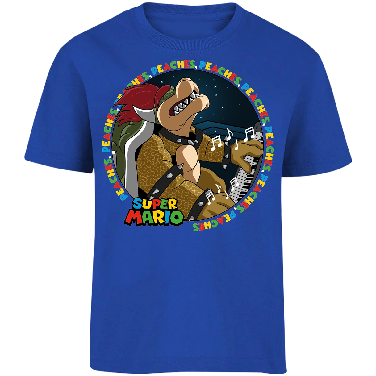 Playera Mario Bros Bowser Peaches para Niño 3