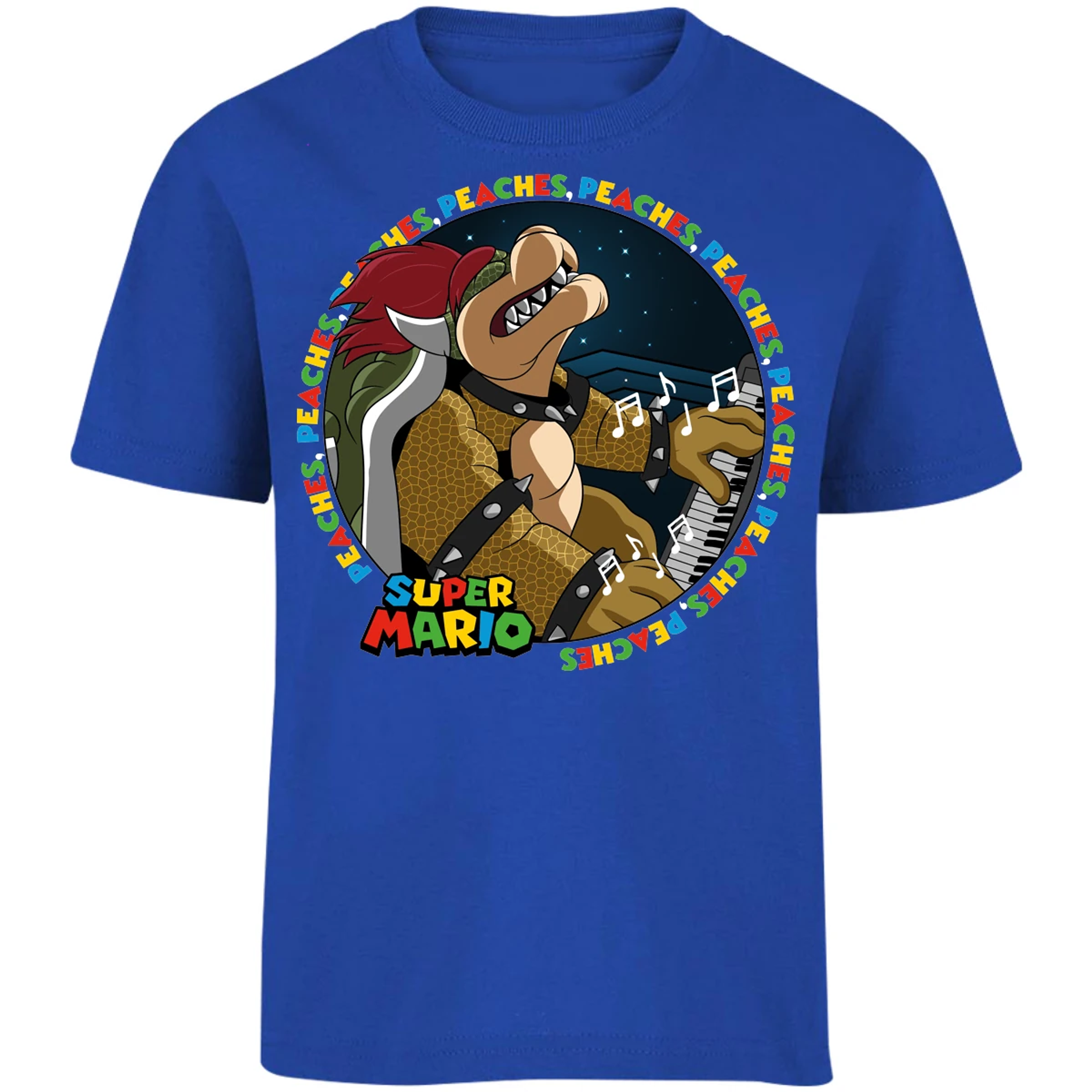 Playera Mario Bros Bowser Peaches para Niño 3