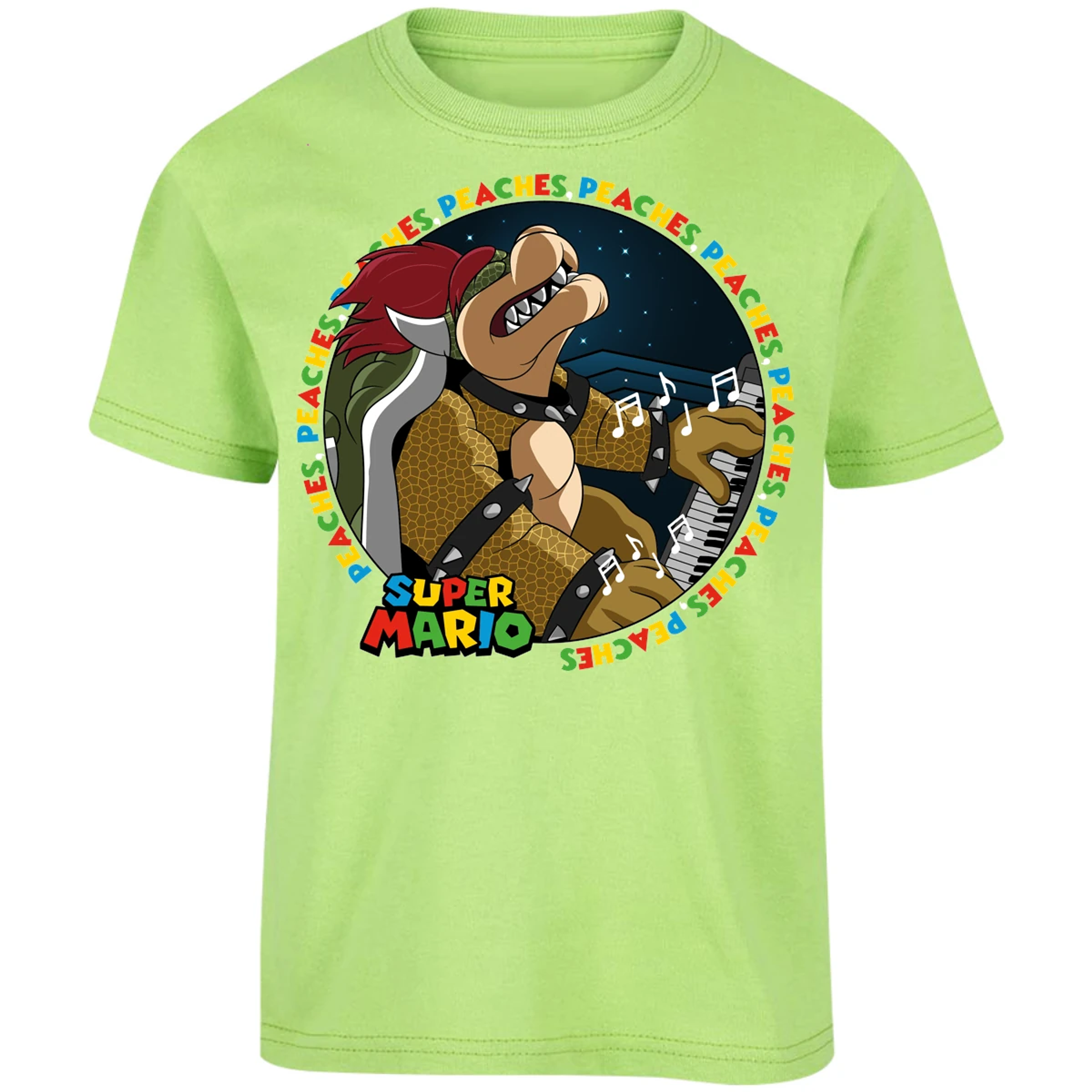 Playera Mario Bros Bowser Peaches para Niño 5