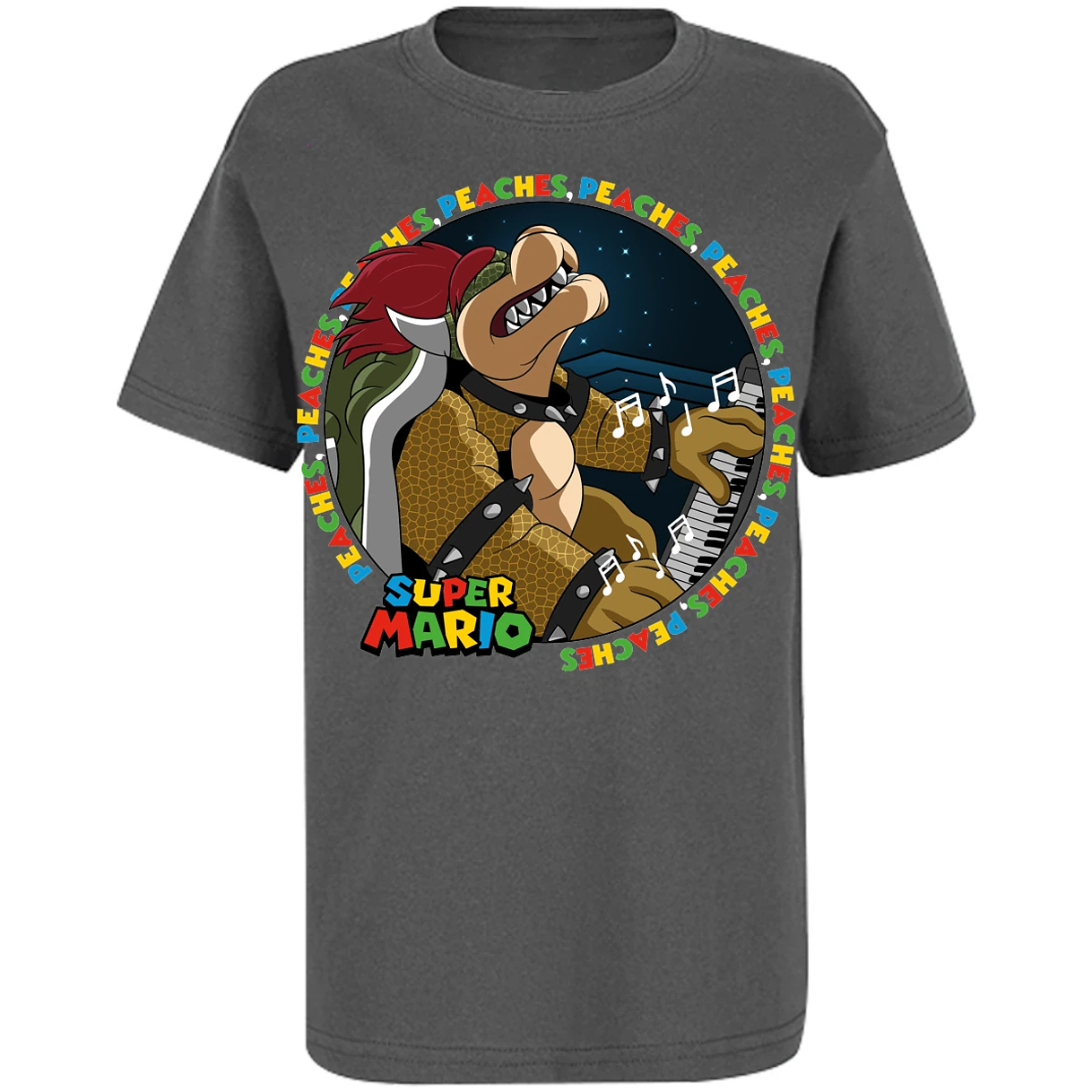 Playera Mario Bros Bowser Peaches para Niño 14