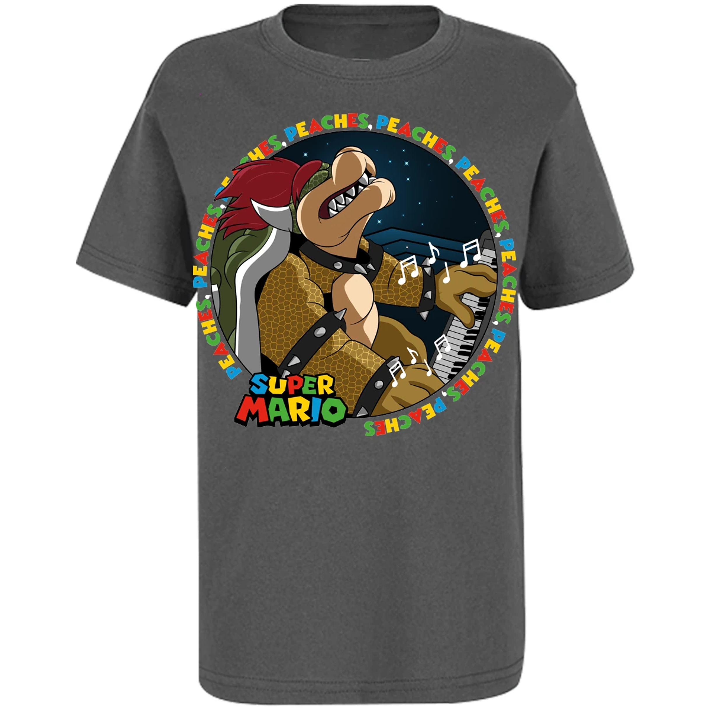 Playera Mario Bros Bowser Peaches para Niño 14