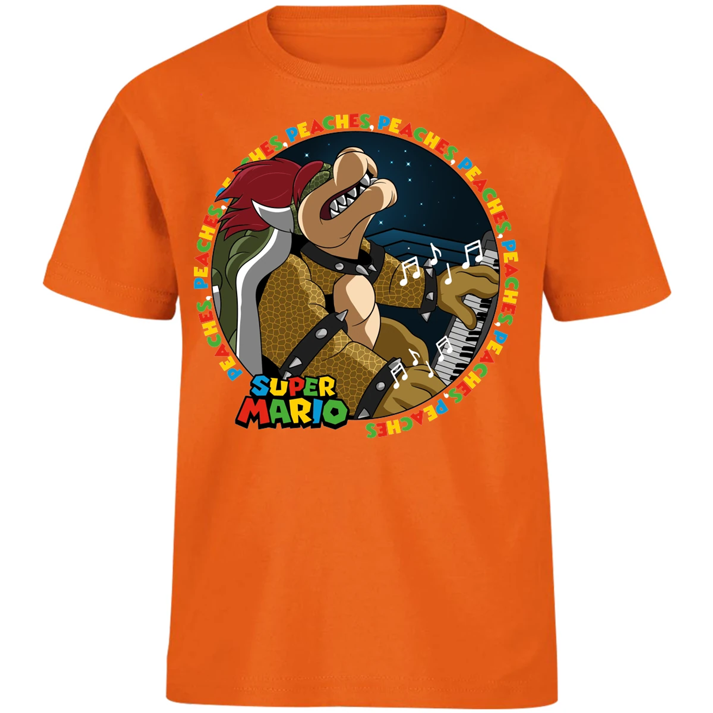 Playera Mario Bros Bowser Peaches para Niño 16