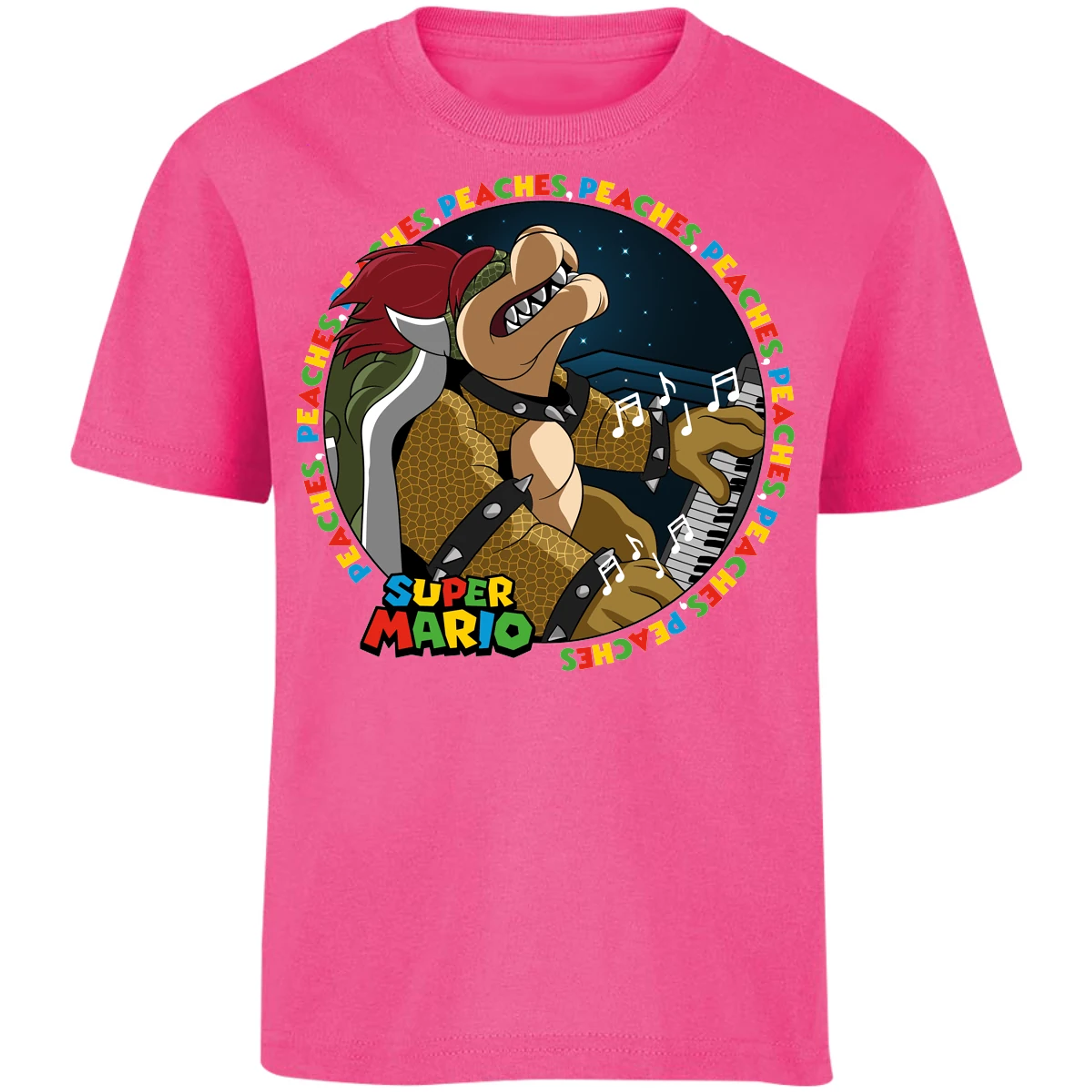 Playera Mario Bros Bowser Peaches para Niño 8