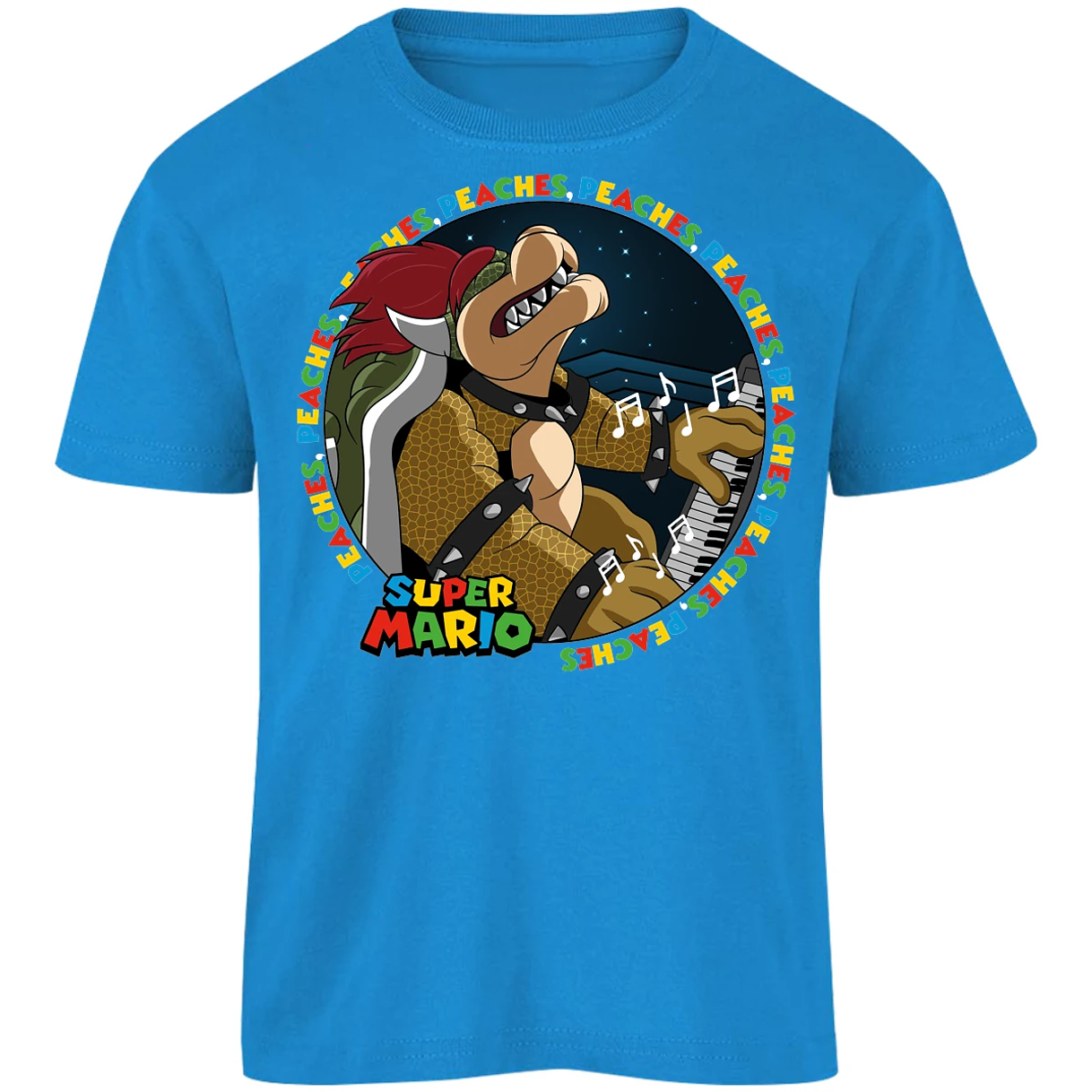 Playera Mario Bros Bowser Peaches para Niño 10