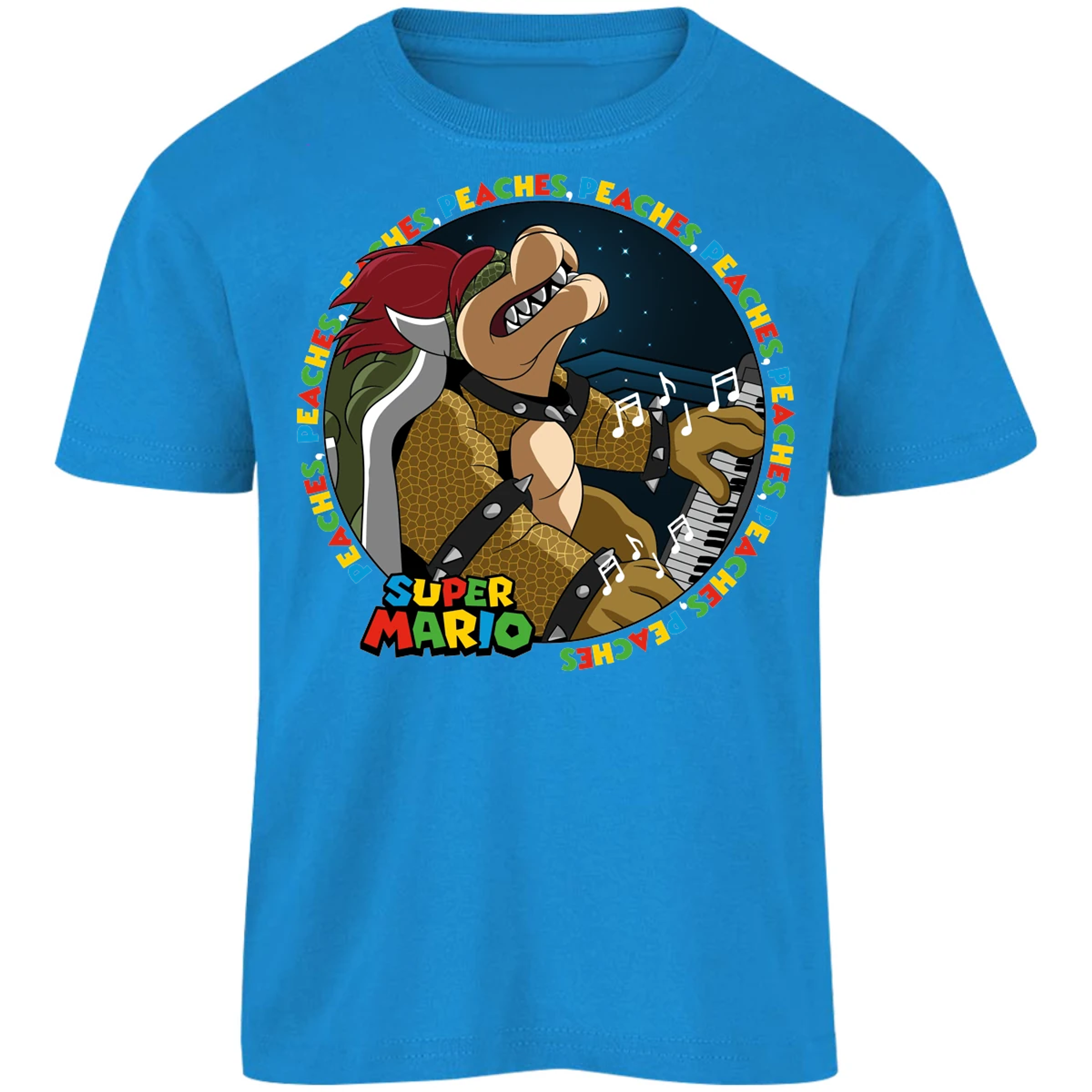 Playera Mario Bros Bowser Peaches para Niño 10