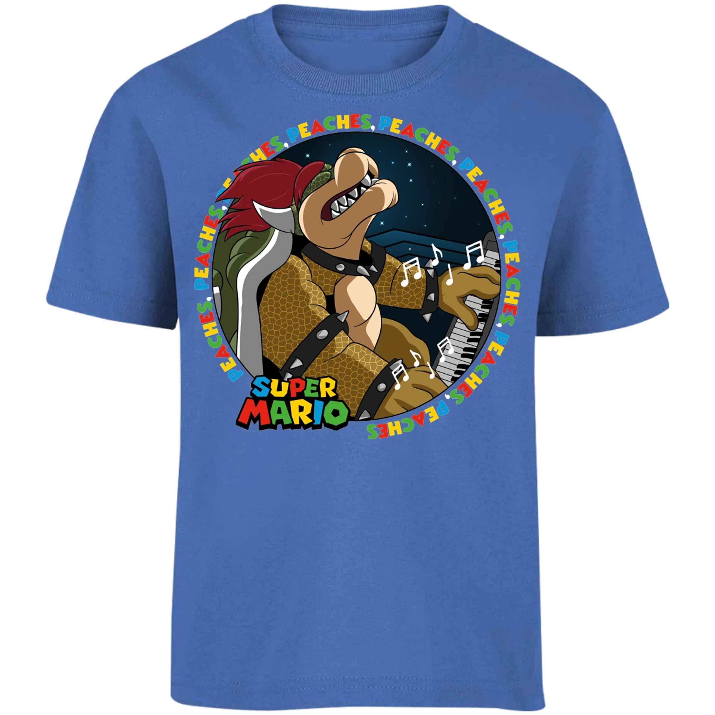 Playera Mario Bros Bowser Peaches para Niño 13