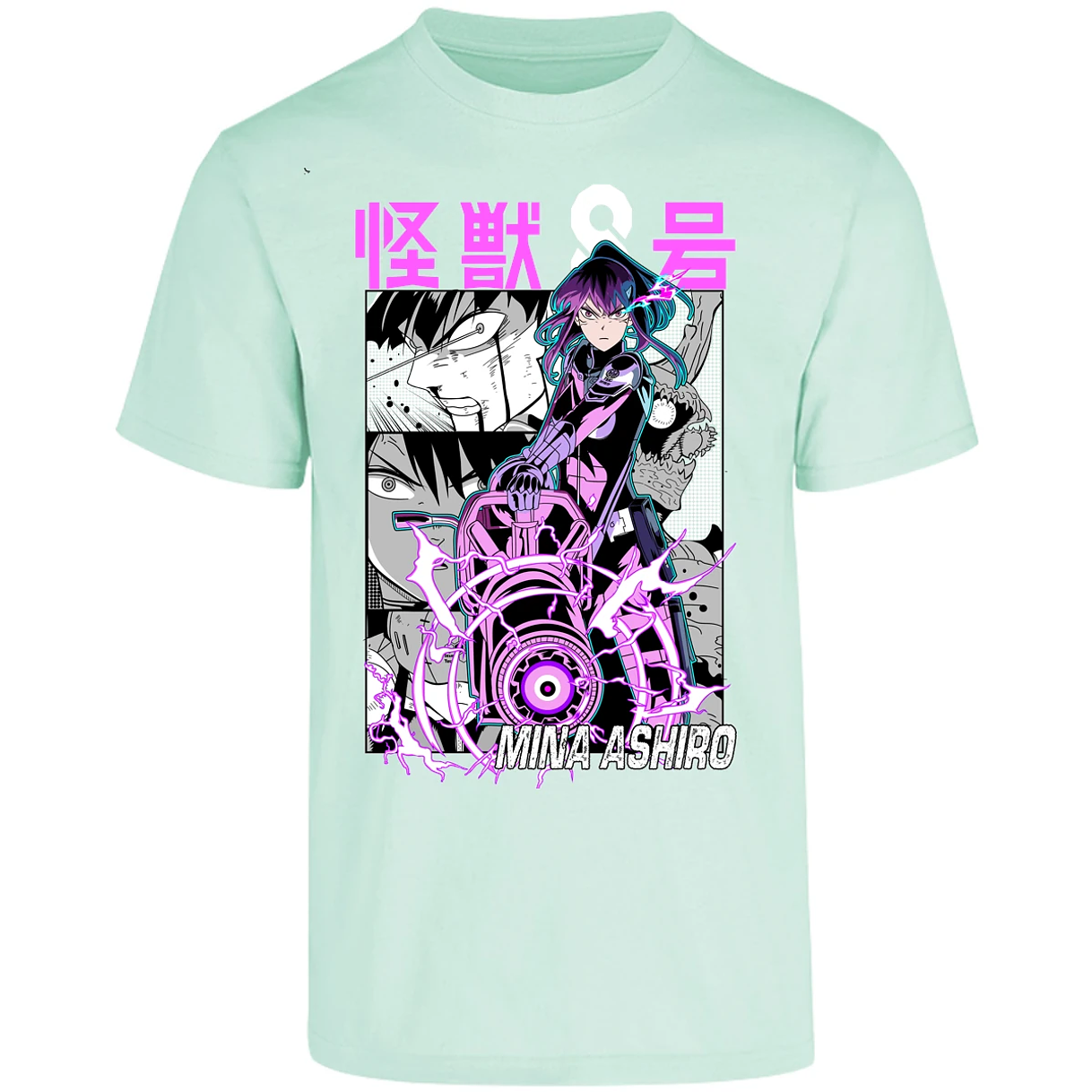 Playera Kaiju 8 Mina Ashiro Anime para Adulto 2