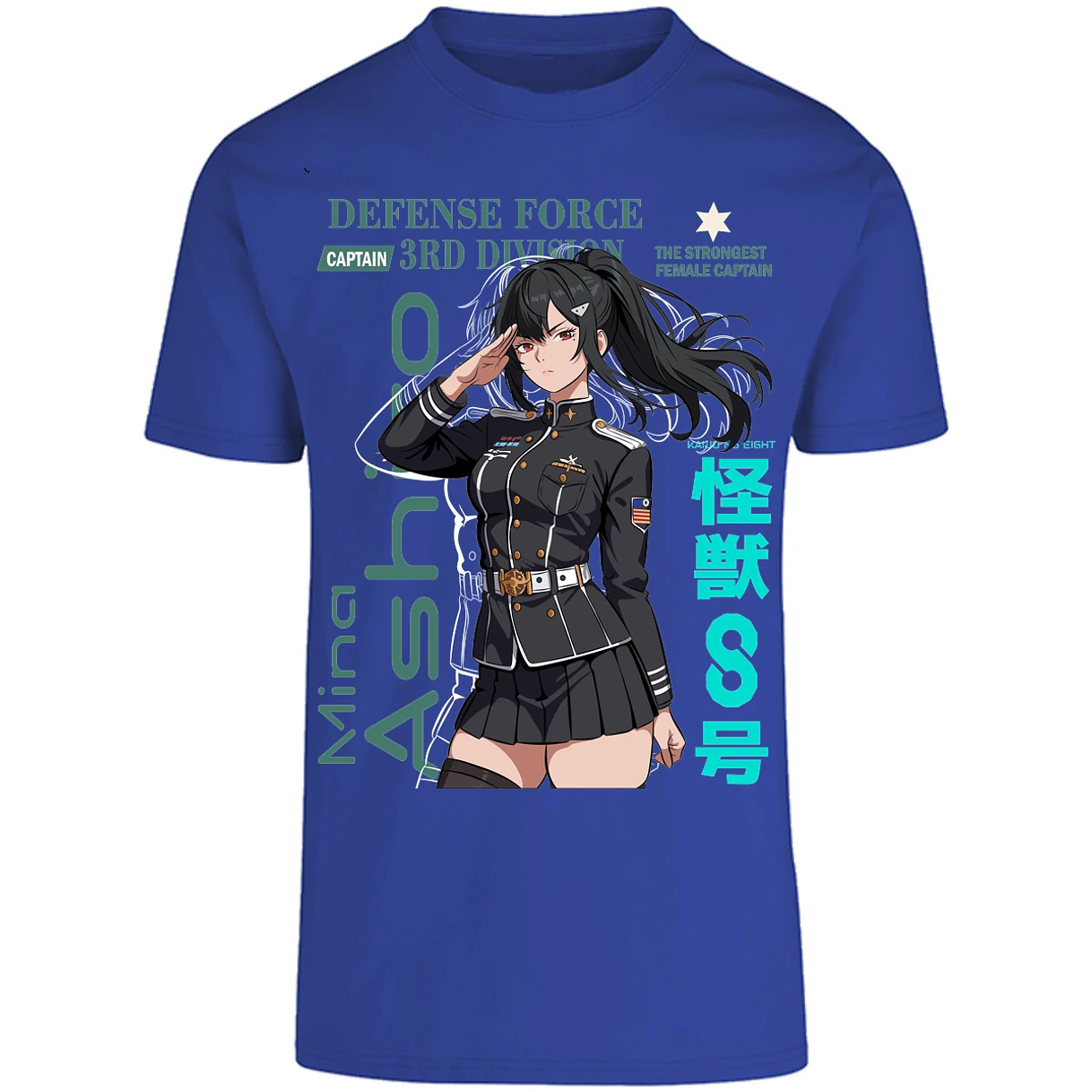 Playera Kaiju 8 Mina Ashiro para Adulto 28