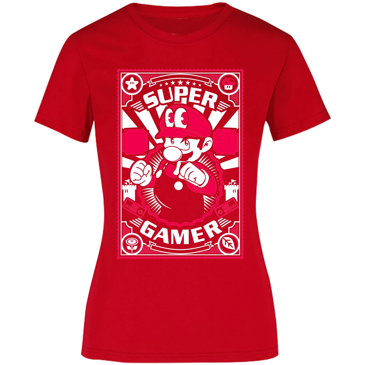 Blusa Mario Bros Mario Gamer Blusa para Mujer 6